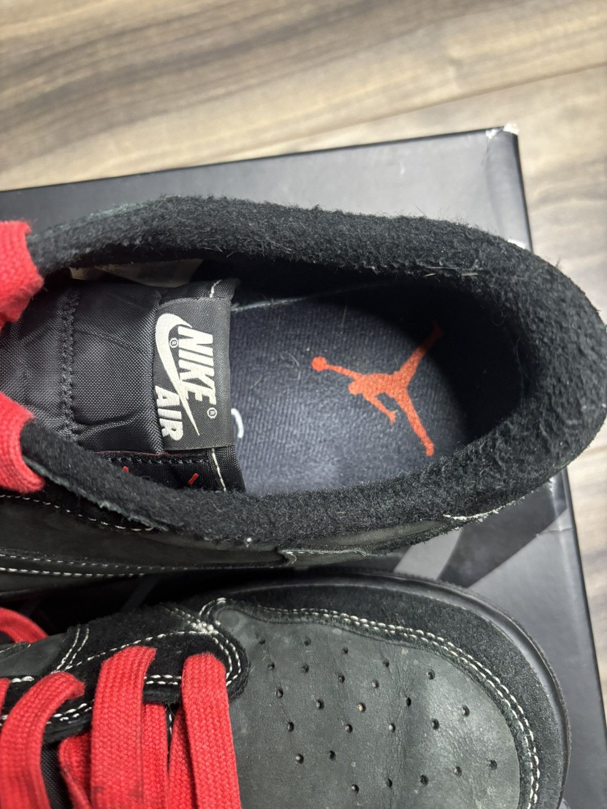 Jordan Brand × Travis Scott Travis Scott Jordan 1 Low “Black Phantom” Size US 10.5 / EU 43-44 - 7 Thumbnail