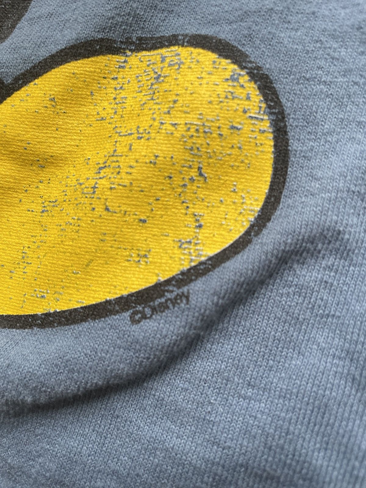 Disney Vintage 00’s Mickey Mouse Graphic Tee T-shirt Faded Blue Med Size US M / EU 48-50 / 2 - 3 Thumbnail