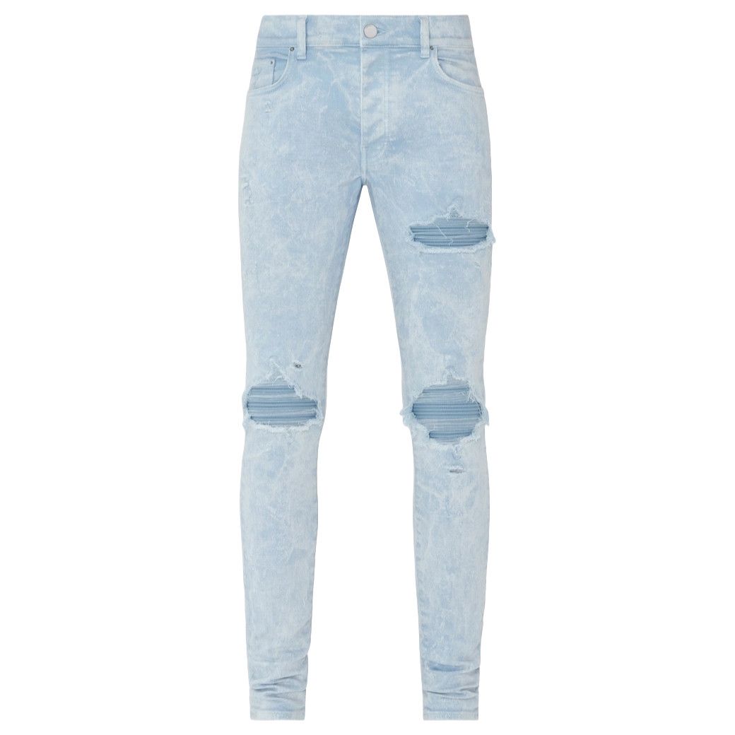 Amiri Mineral Wash MX1 Baby Blue Size US 28 / EU 44 - 1 Preview
