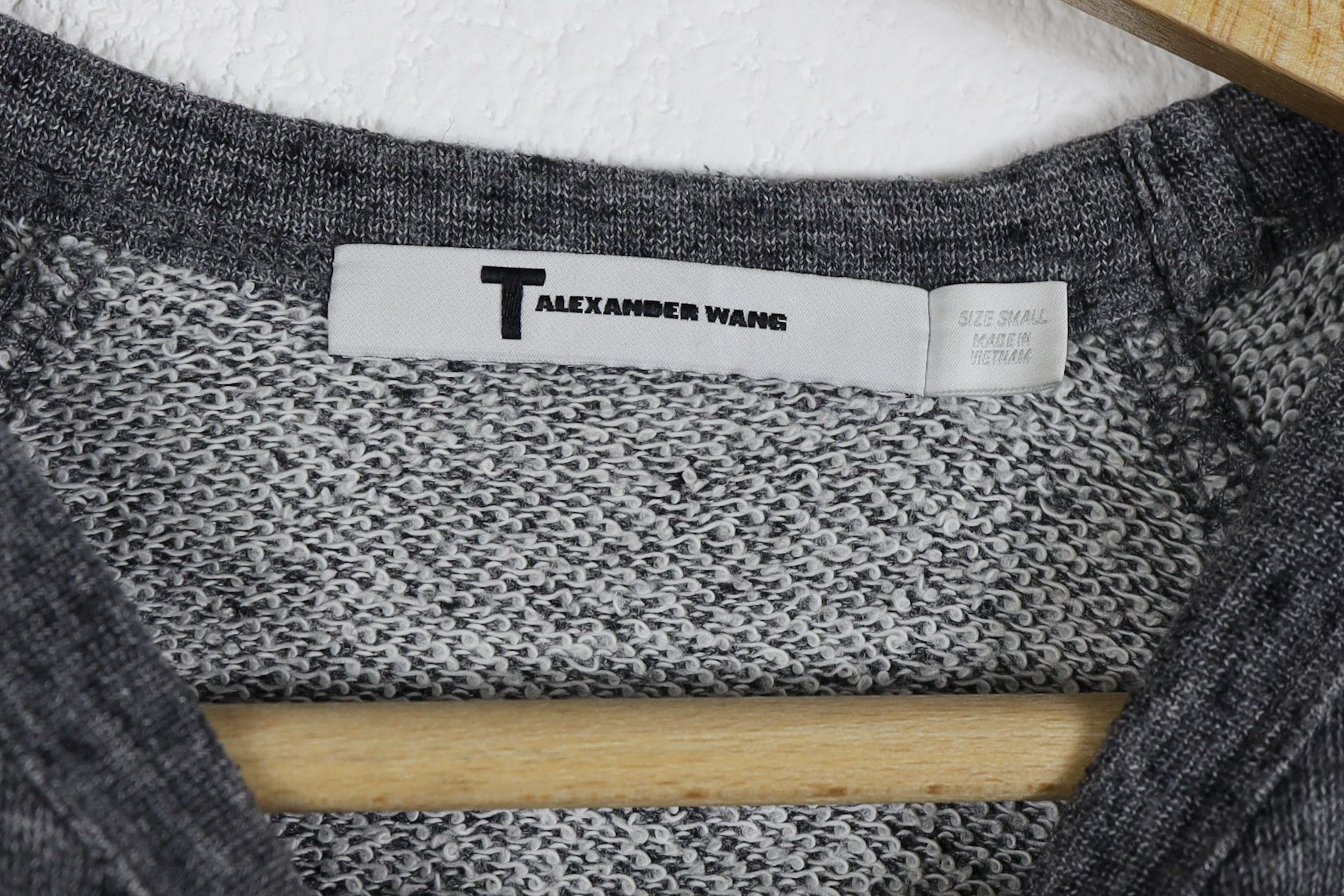 Alexander Wang × T by Alexander Wang Alexander Wang T Melange Gray Sweatshirt Avant Garde Size US S / EU 44-46 / 1 - 4 Thumbnail