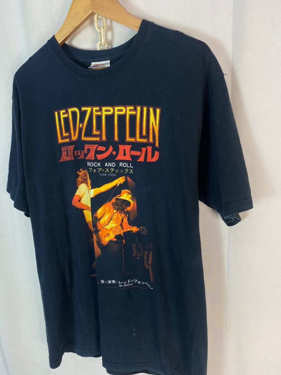 Band Tees × Led Zeppelin × Vintage Vintage Led Zeppelin tshirt by hanes Size US M / EU 48-50 / 2 - 2 Thumbnail
