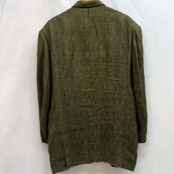 Yohji Yamamoto Yohji Yamamoto Linen Tailored Jacket M Green Men’s Jacket Tailored Jacket 80s Y's for men"} Size US M / EU 48-50 / 2 - 4 Thumbnail