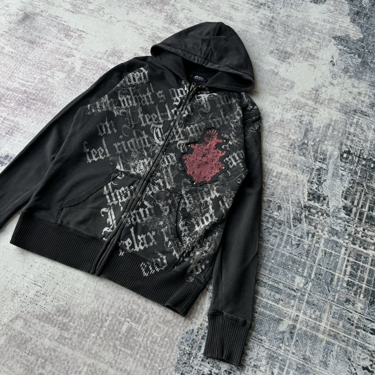 If Six Was Nine × Le Grande Bleu (L.G.B.) × Tornado Mart In The Attic Affliction Punk Hoodie Size US M / EU 48-50 / 2 - 4 Thumbnail