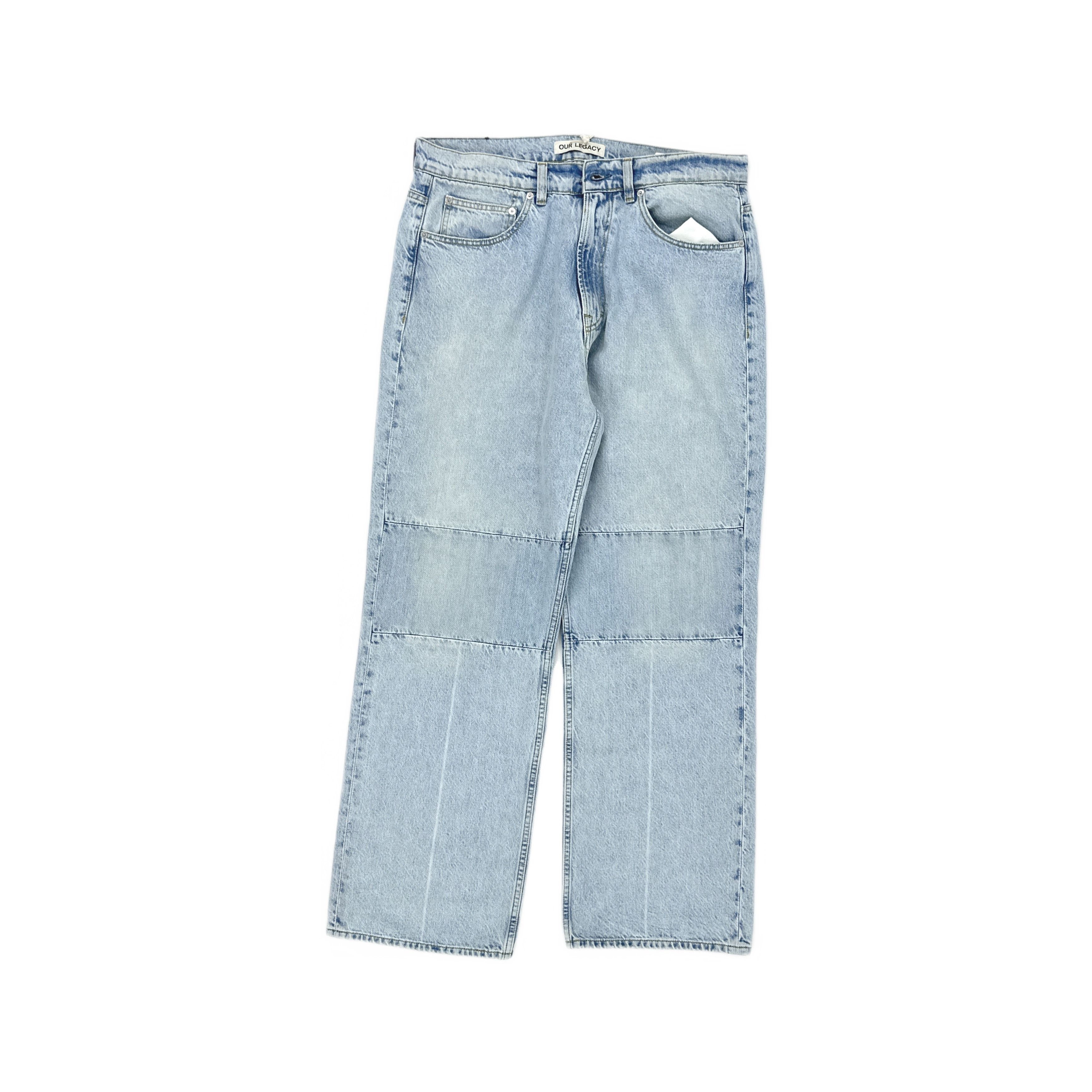 Our Legacy Our legacy EXTENDED THIRD CUT - GLASS BLEACH DENIM