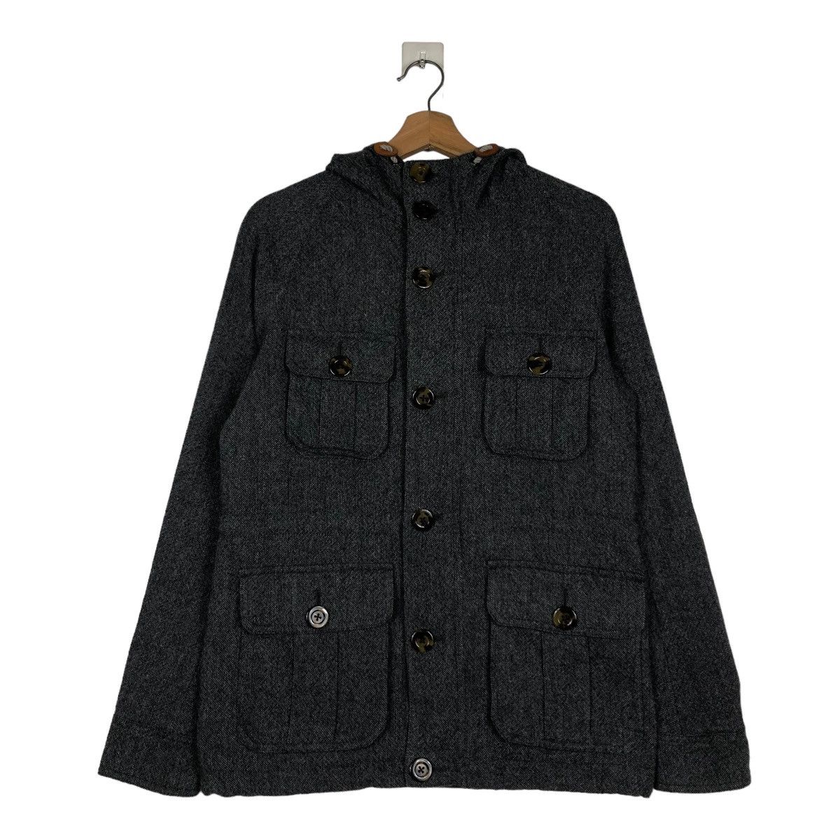 Japanese Brand 🔥VINTAGE BIKER JACKET BIG POCKET DUFFER PATENT ISSEY MIYAKE Size US M / EU 48-50 / 2 - 13 Thumbnail