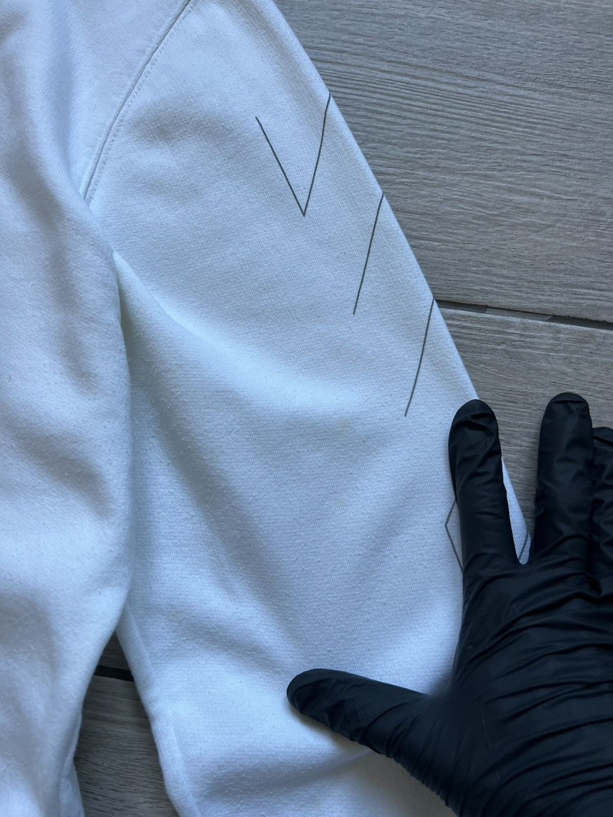 Off-White Off-White Unfinished Arrows White Hoodie Size US M / EU 48-50 / 2 - 23 Thumbnail
