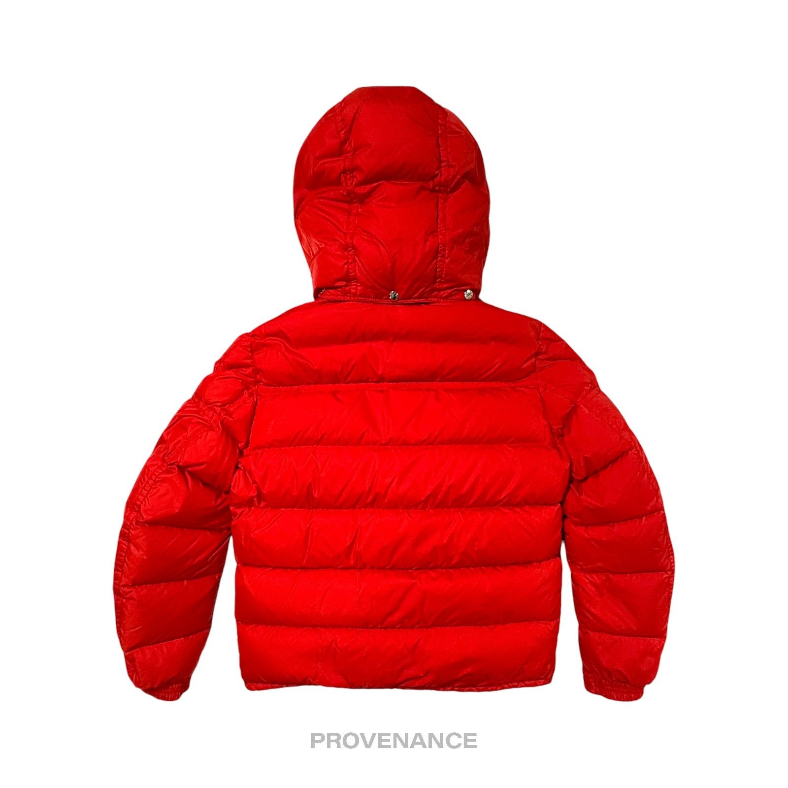 Moncler 🔴 Moncler Brel Down Puffer Bomber Jacket Coat - Red 3 L Size US L / EU 52-54 / 3 - 4 Thumbnail