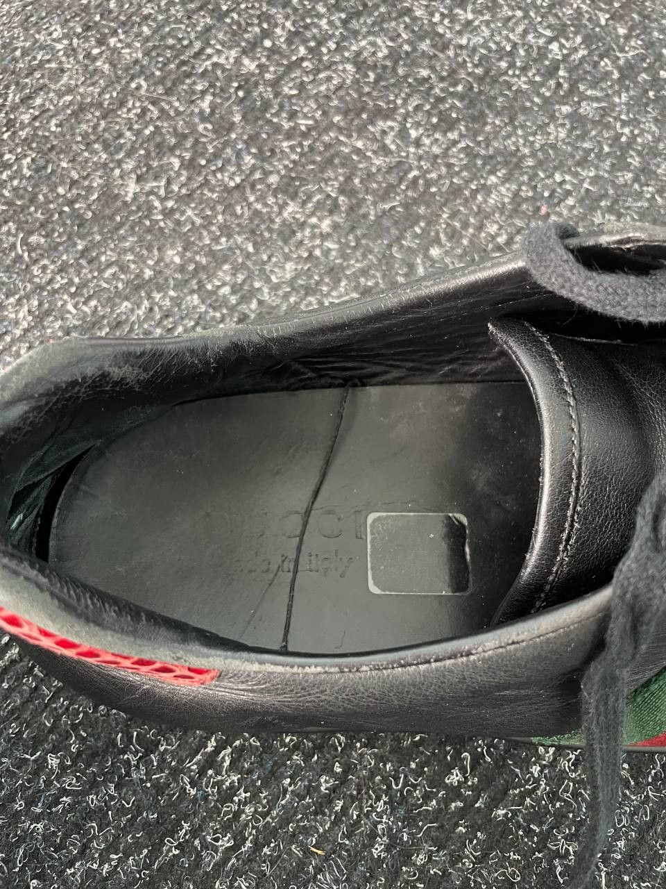 Designer × Gucci × Vintage GUCCI BLACK ACE SNEAKERS Size US 10 / EU 43 - 6 Thumbnail