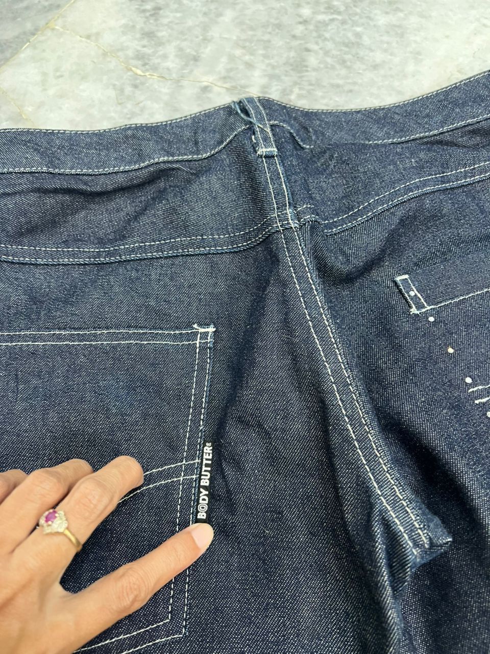 Japanese Brand Body Butter Denim Jeans Flare Design Size US 31 - 12 Thumbnail