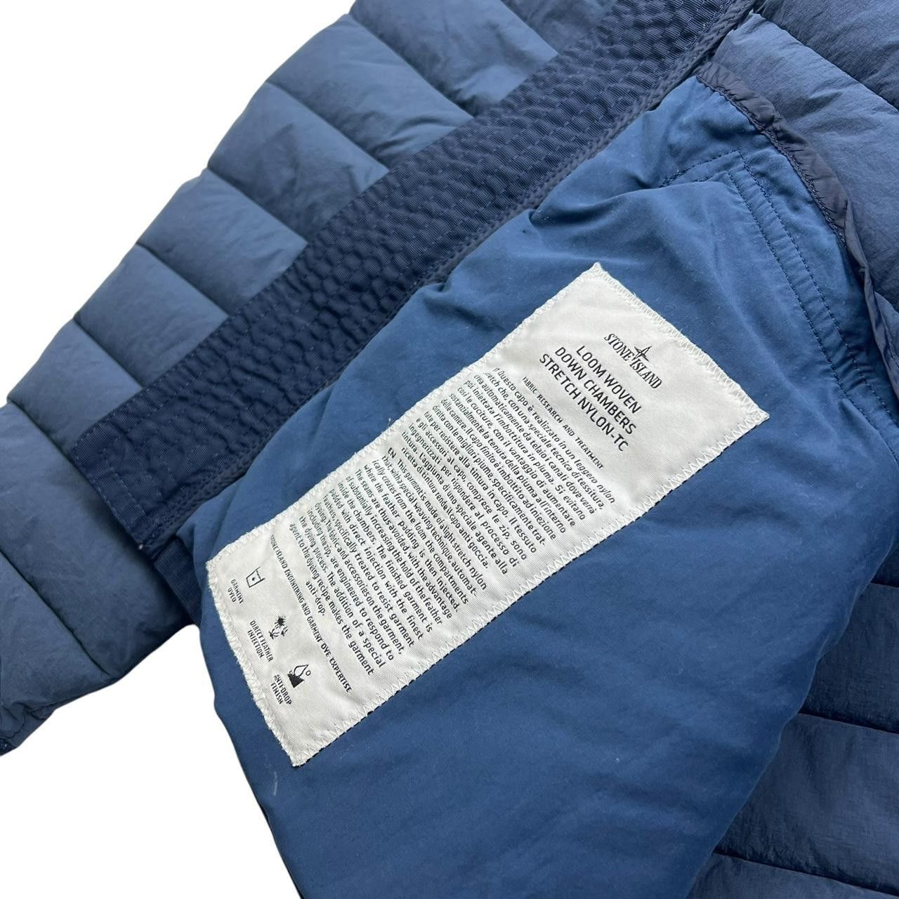 Stone Island Stone Island Blue Stretch Nylon-TC Puffer Jacket - Large Size US L / EU 52-54 / 3 - 6 Thumbnail