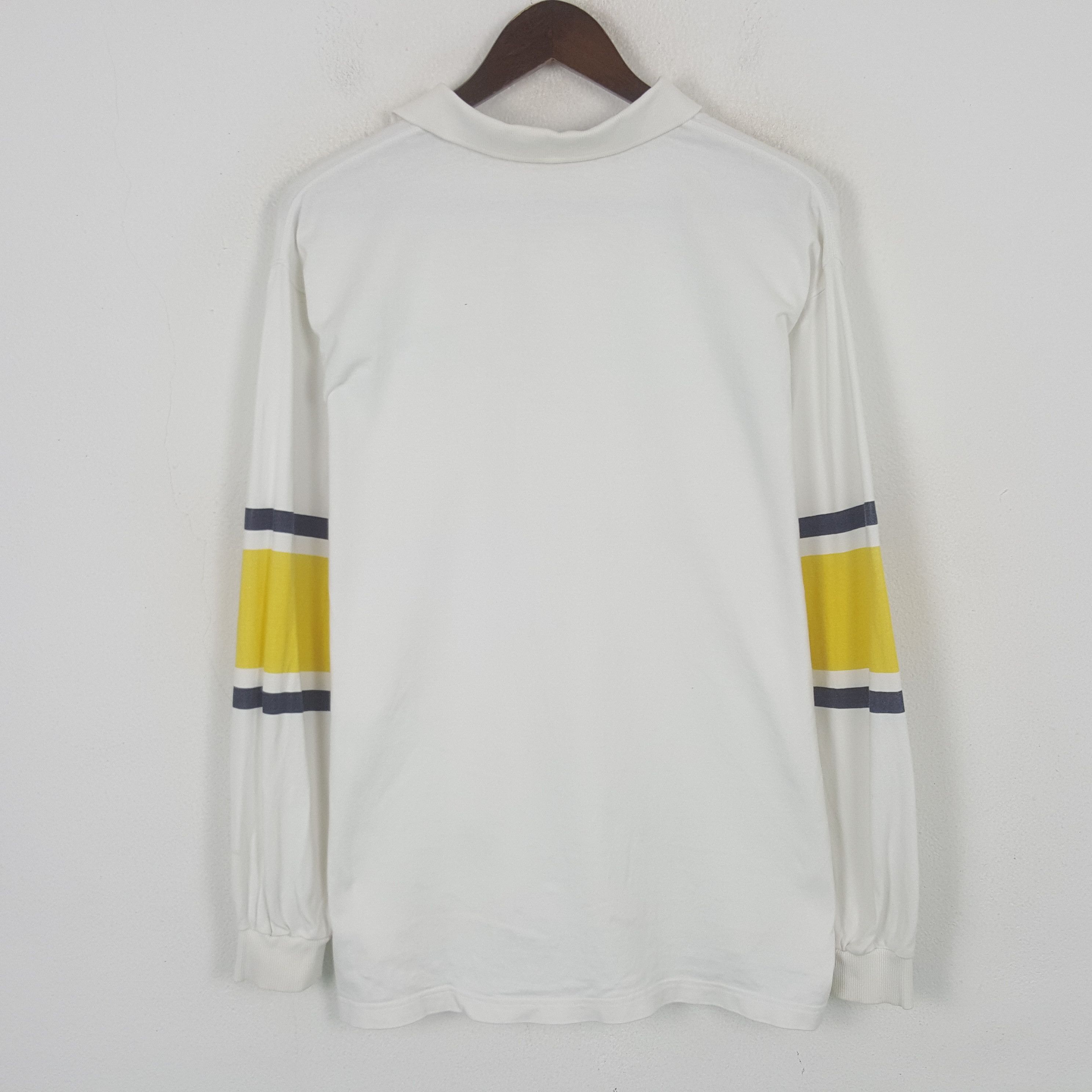 Sergio Tacchini Vintage Sergio Tacchini Striped Rugby Tshirt Size US L / EU 52-54 / 3 - 3 Thumbnail