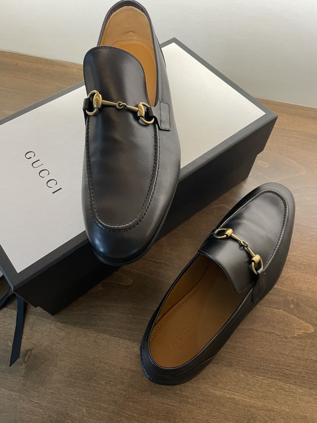 Gucci Black Gucci Jordan Loafer Size US 11.5 / EU 44-45 - 3 Thumbnail