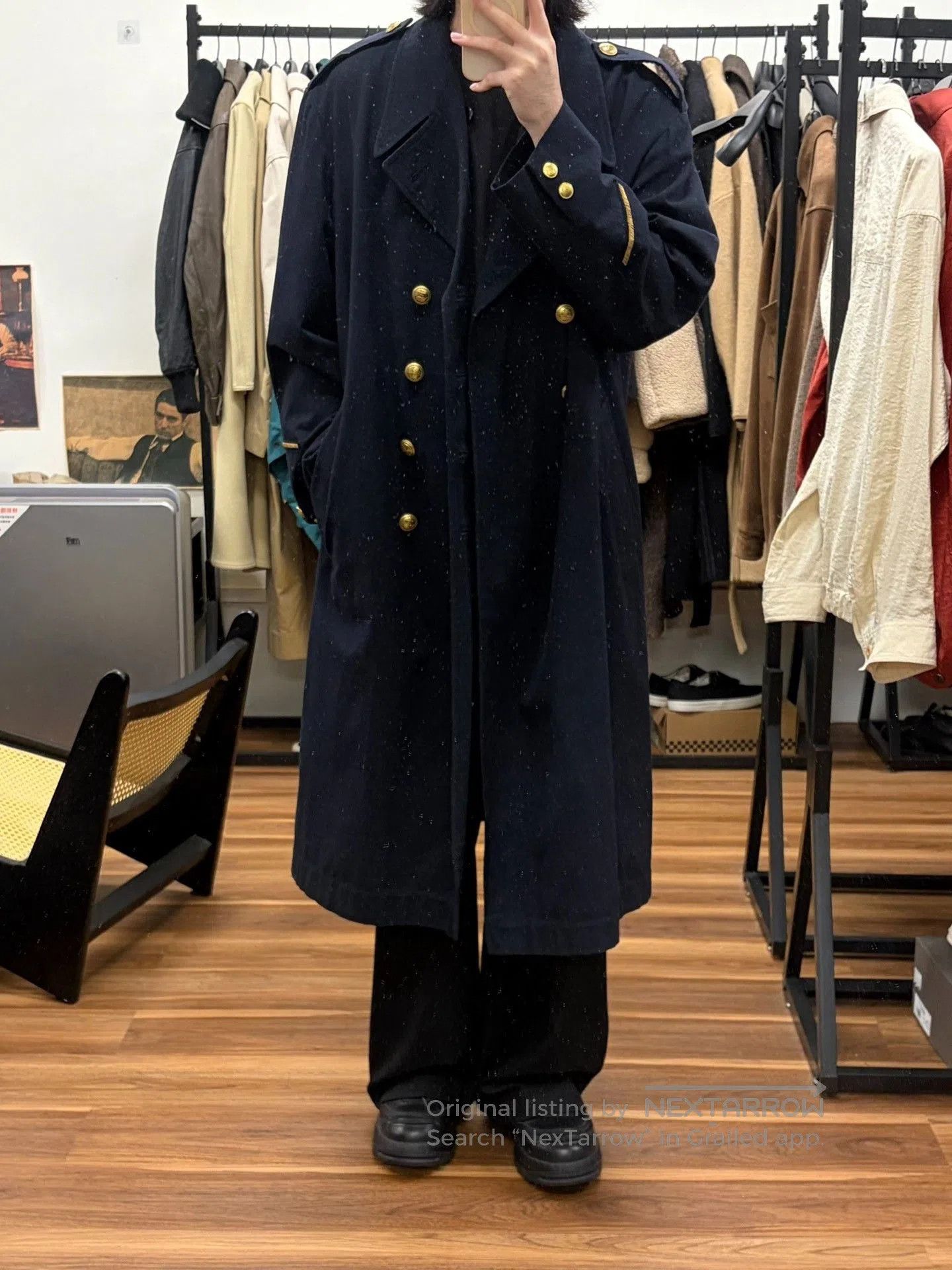 Yohji Yamamoto Yohji Yamamoto 90s Gold Button Coat. Size US M / EU 48-50 / 2 - 7 Thumbnail