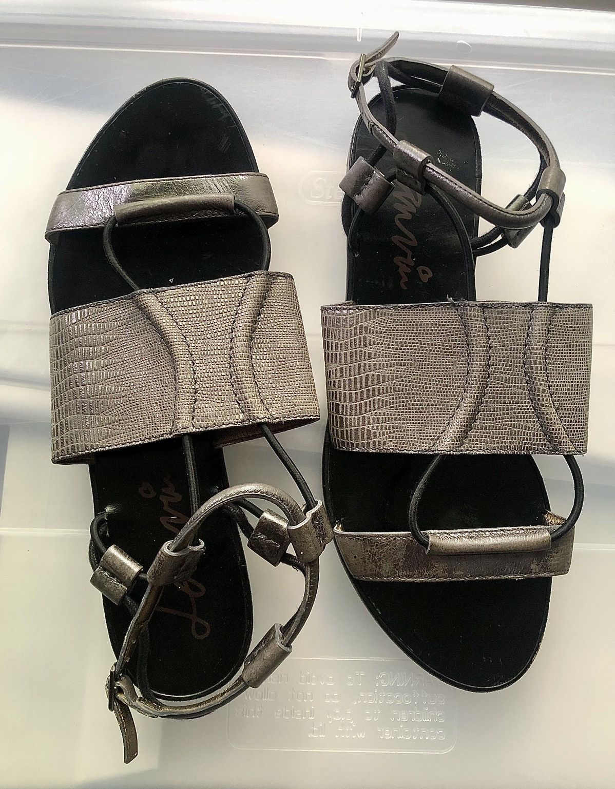 Lanvin Lanvin SS2011 Silver Leather Gladiator Sandals Size US 9.5 / IT 39.5 - 1 Thumbnail