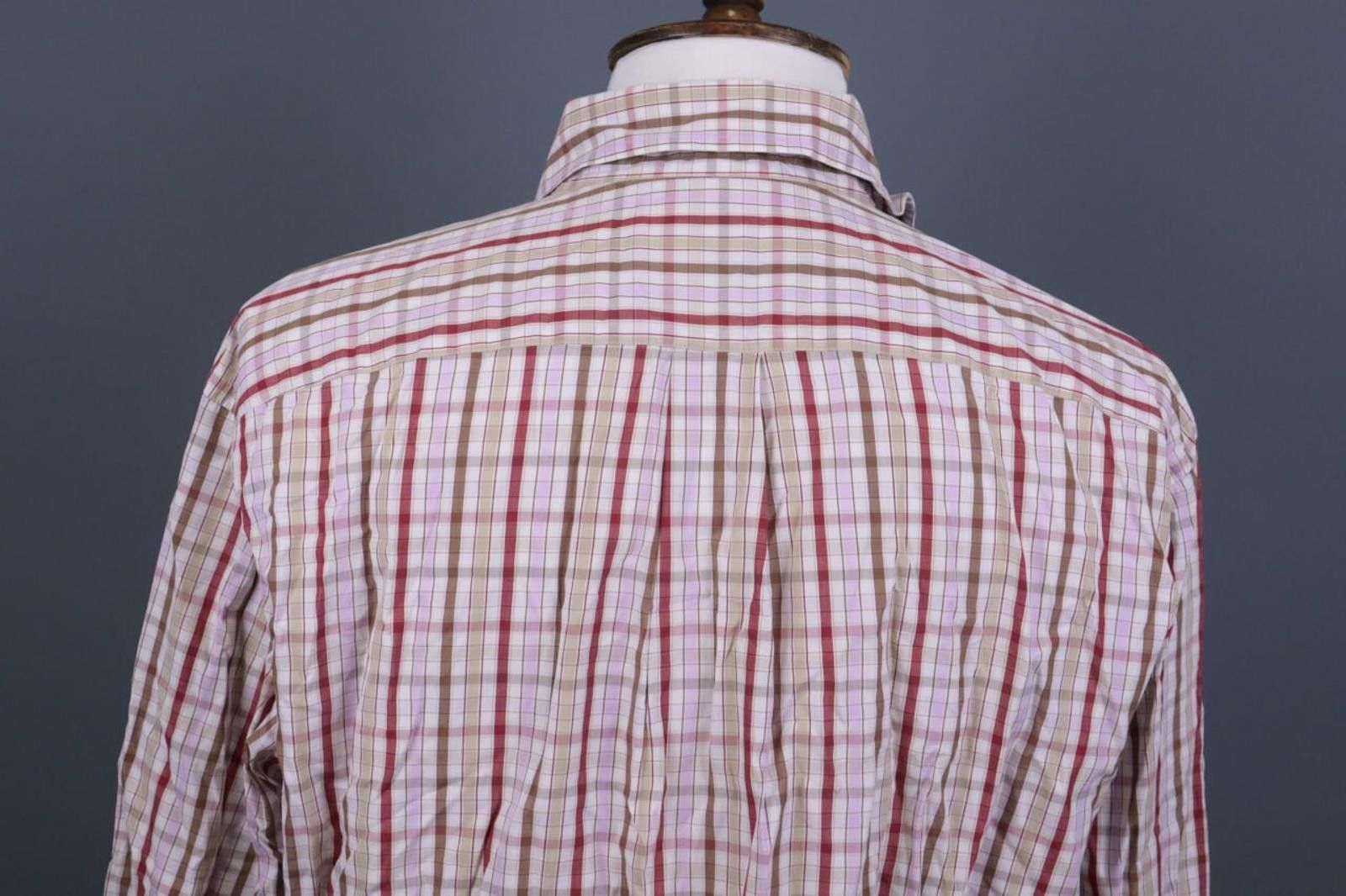 Etro Etro Multicolor Check Button Down Dress Shirt Size 46 Size US M / EU 48-50 / 2 - 10 Thumbnail