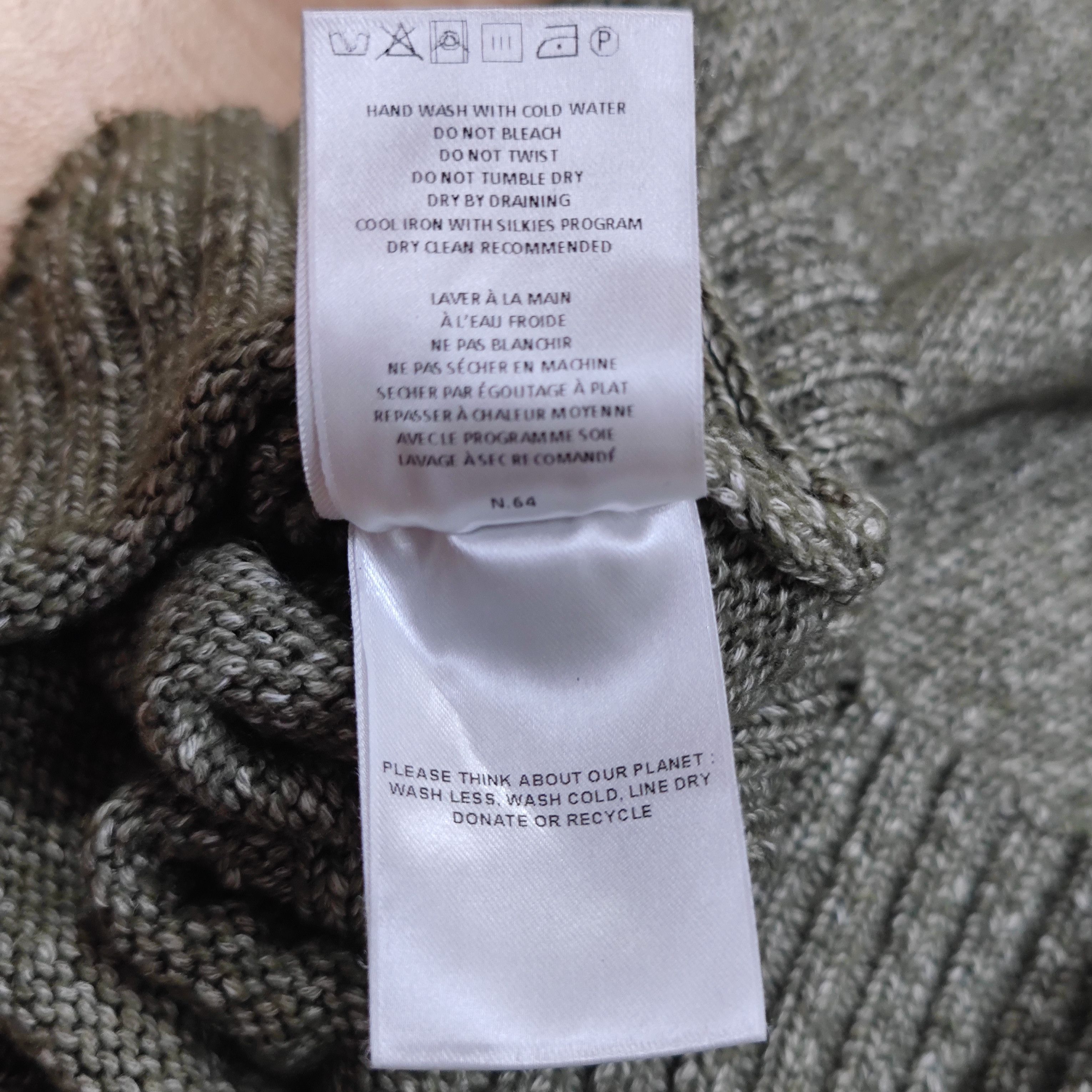 Officine Generale MARCO S22MKNT305 Italian yarn Size US S / EU 44-46 / 1 - 4 Thumbnail