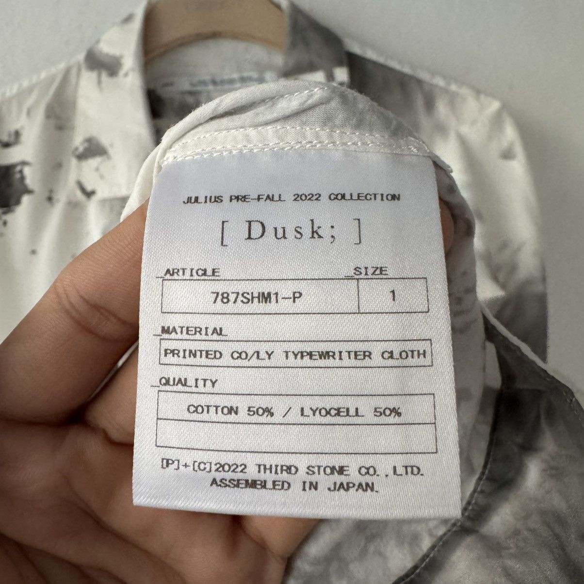 Julius Julius 7 Pre-Fall 2022 “Dusk” Overshirt Size US XL / EU 56 / 4 - 15 Thumbnail