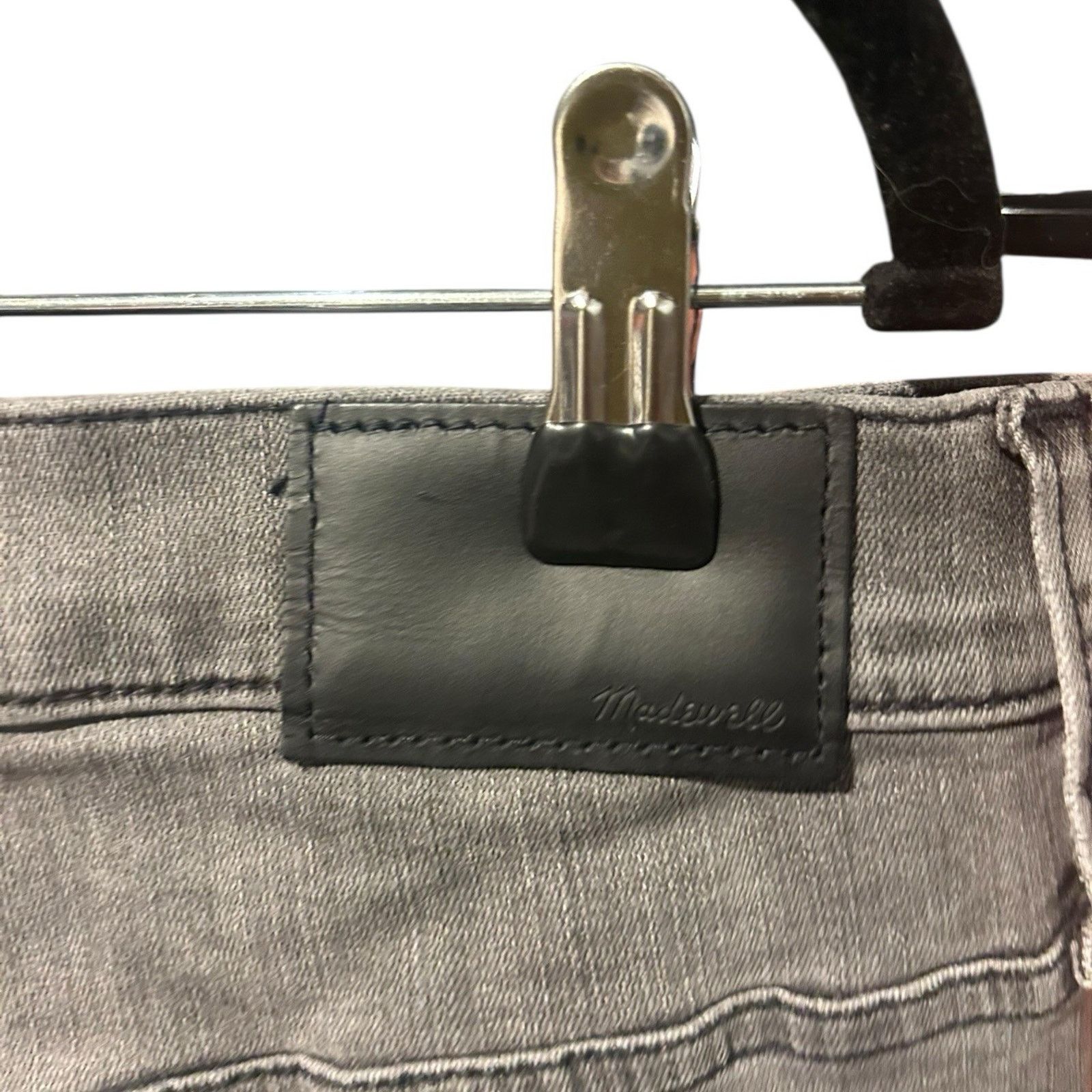 Madewell New With Tags madewell jeans 31 Grey Cut Off Ankle Crop Size 31" - 4 Thumbnail