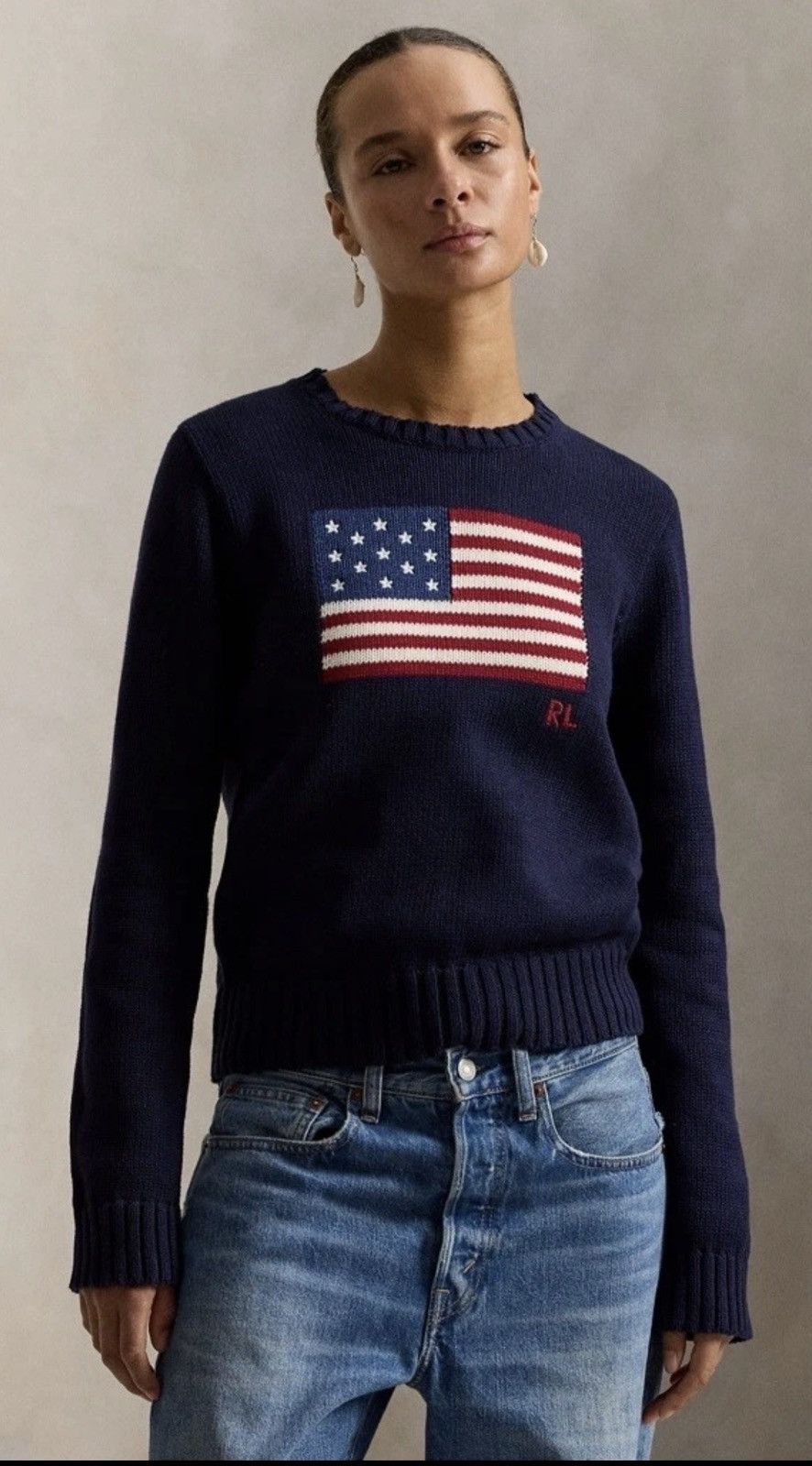 Polo Ralph Lauren Polo Ralph Lauren The Iconic Flag Sweater NWT Womens Size M Size M / US 6-8 / IT 42-44 - 4 Thumbnail