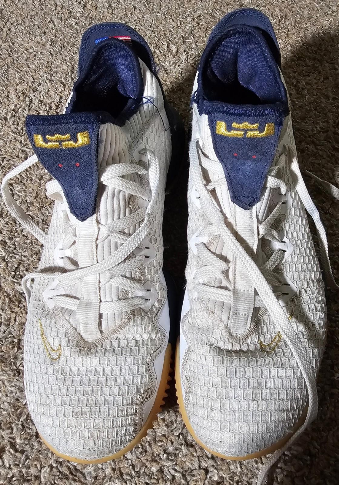 Nike NIKE C12668-101 Basketball Shoes LeBron 16 Low USA Sz 9.5 Size US 9.5 / EU 42-43 - 3 Thumbnail
