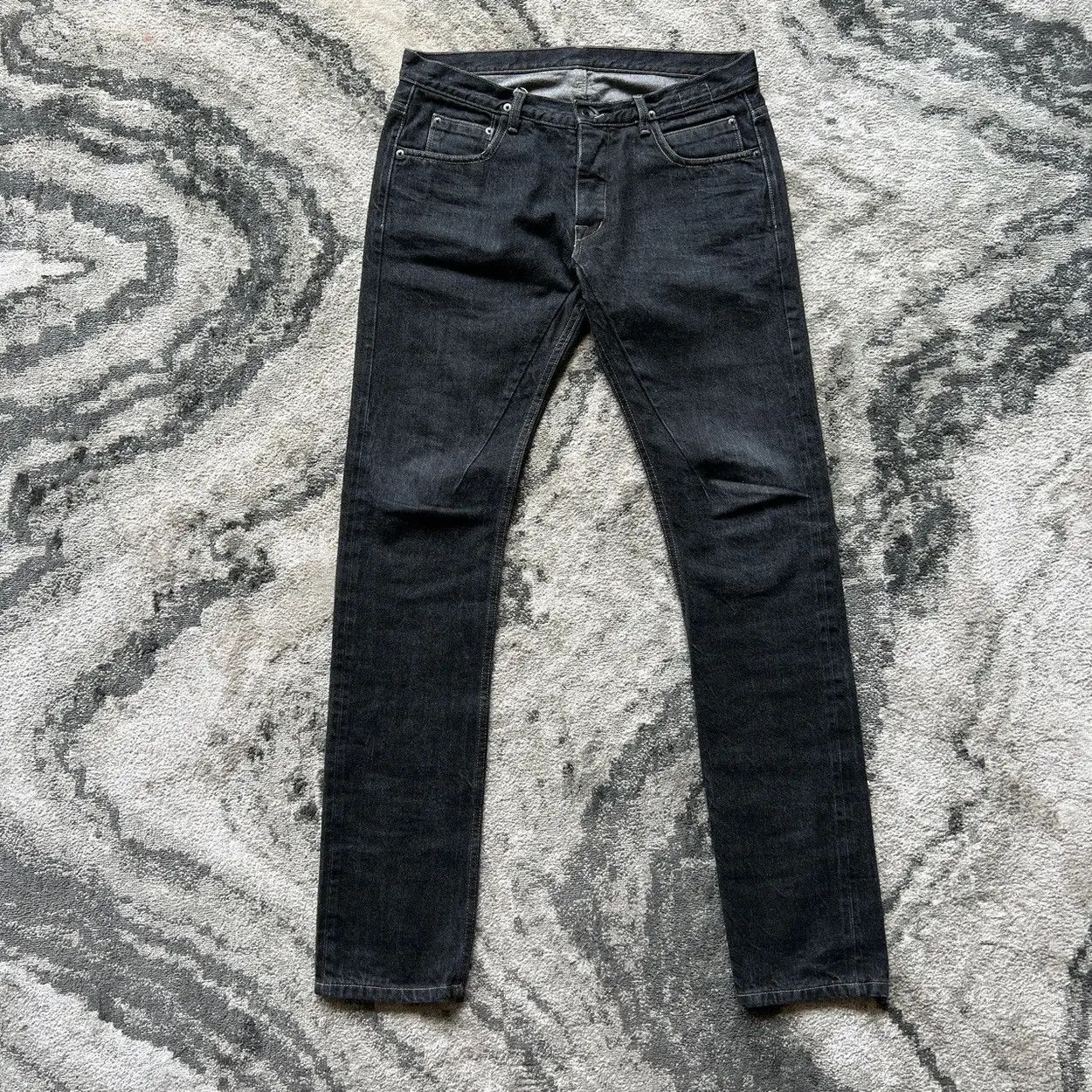 Rick Owens Drkshdw Rick Owens Olmar & Mitra Black Denim Jeans Size US 32 / EU 48 - 2 Thumbnail