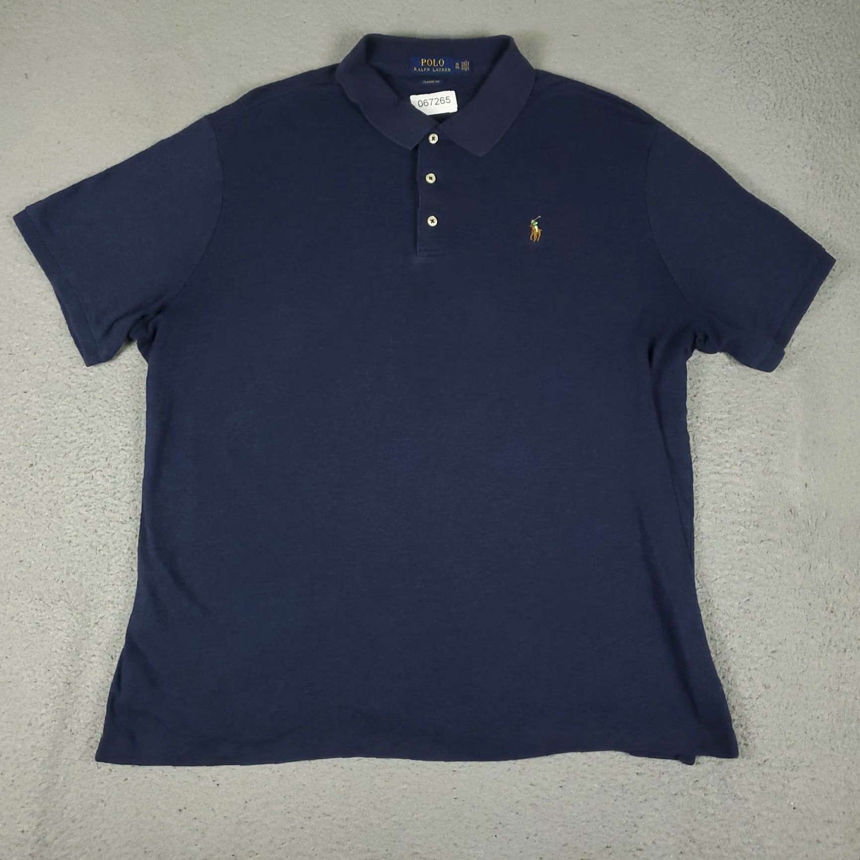 Ralph Lauren Ralph Lauren Polo Shirt Mens XL Blue Pony Casual Short Sleeve Size US XL / EU 56 / 4 - 3 Thumbnail