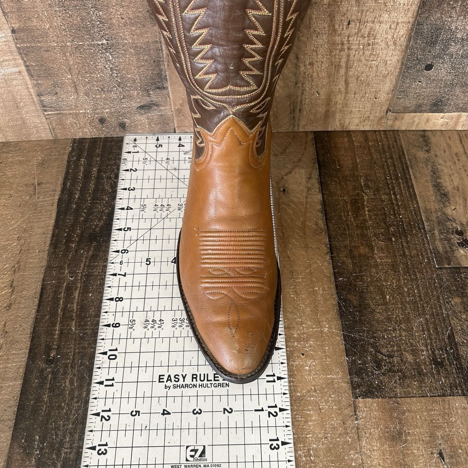 Tony Lama Tony Lama Vintage Gold Label Western Cowboy Boots Mens 9 D Size US 9 / EU 42 - 7 Thumbnail