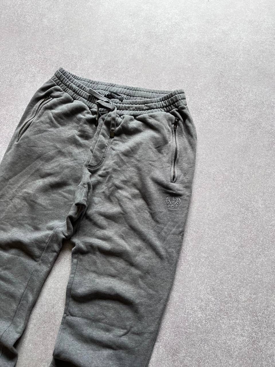 Dolce & Gabbana × Vintage Vintage Dolce & Gabbana Crown Cotton Track Pants M Size US 32 / EU 48 - 2 Thumbnail