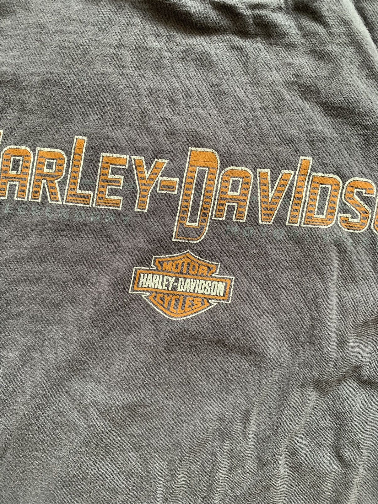 Harley Davidson × Vintage 🔥VINTAGE HARLEY DAVIDSON FADED LONG SLEEVE T-SHIRT Size US L / EU 52-54 / 3 - 4 Thumbnail