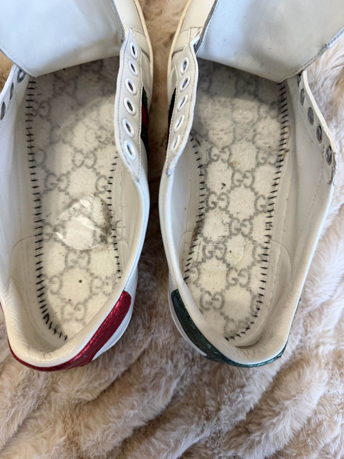Gucci Women's Gucci Ace sneaker with bee Size US 6 / IT 36 - 10 Thumbnail
