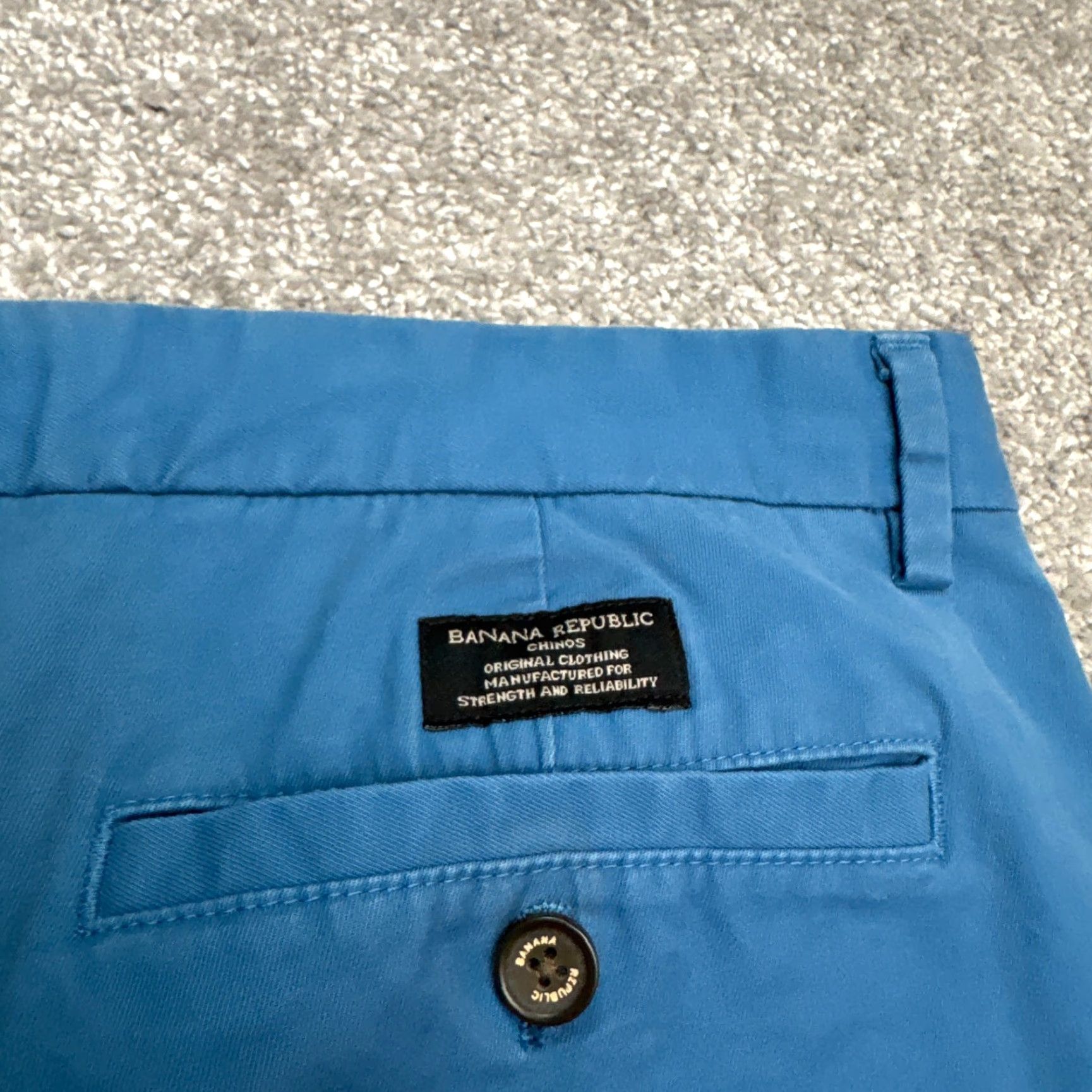 Banana Republic Banana Republic Mason Chino Pants Mens 32x32 Teal Bay Blue Straight Flat Front Casual Workwear Pants Regular Size 32 Mens Pants Blue Size US 32 / EU 48 - 5 Thumbnail