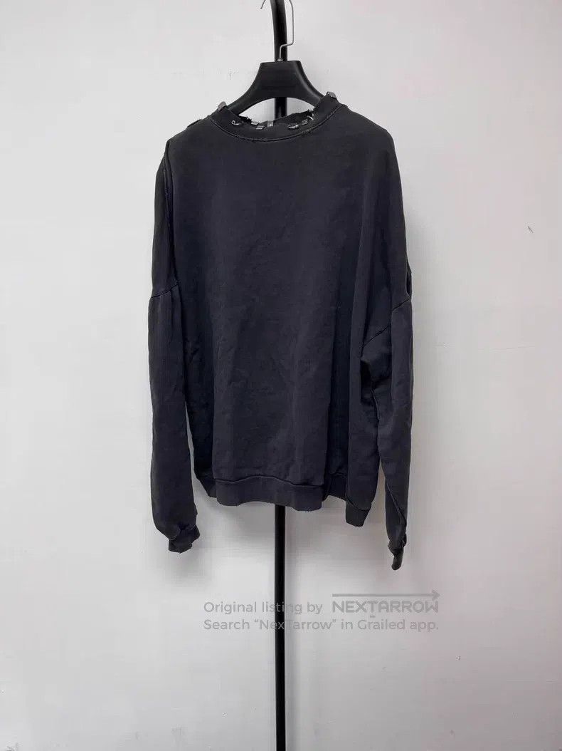 Balenciaga Pierced Neck Sweatshirt | Grailed