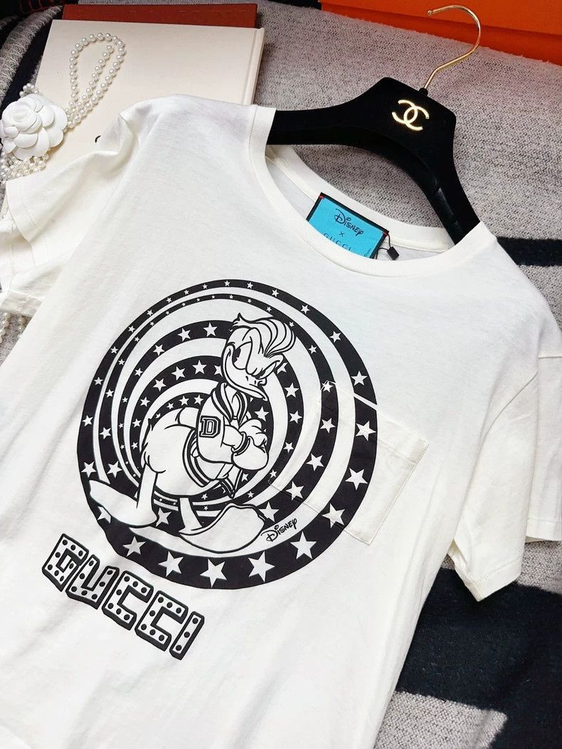 Gucci Gucci Disney Donald Duck White TShirt-2506 Size M / US 6-8 / IT 42-44 - 7 Thumbnail