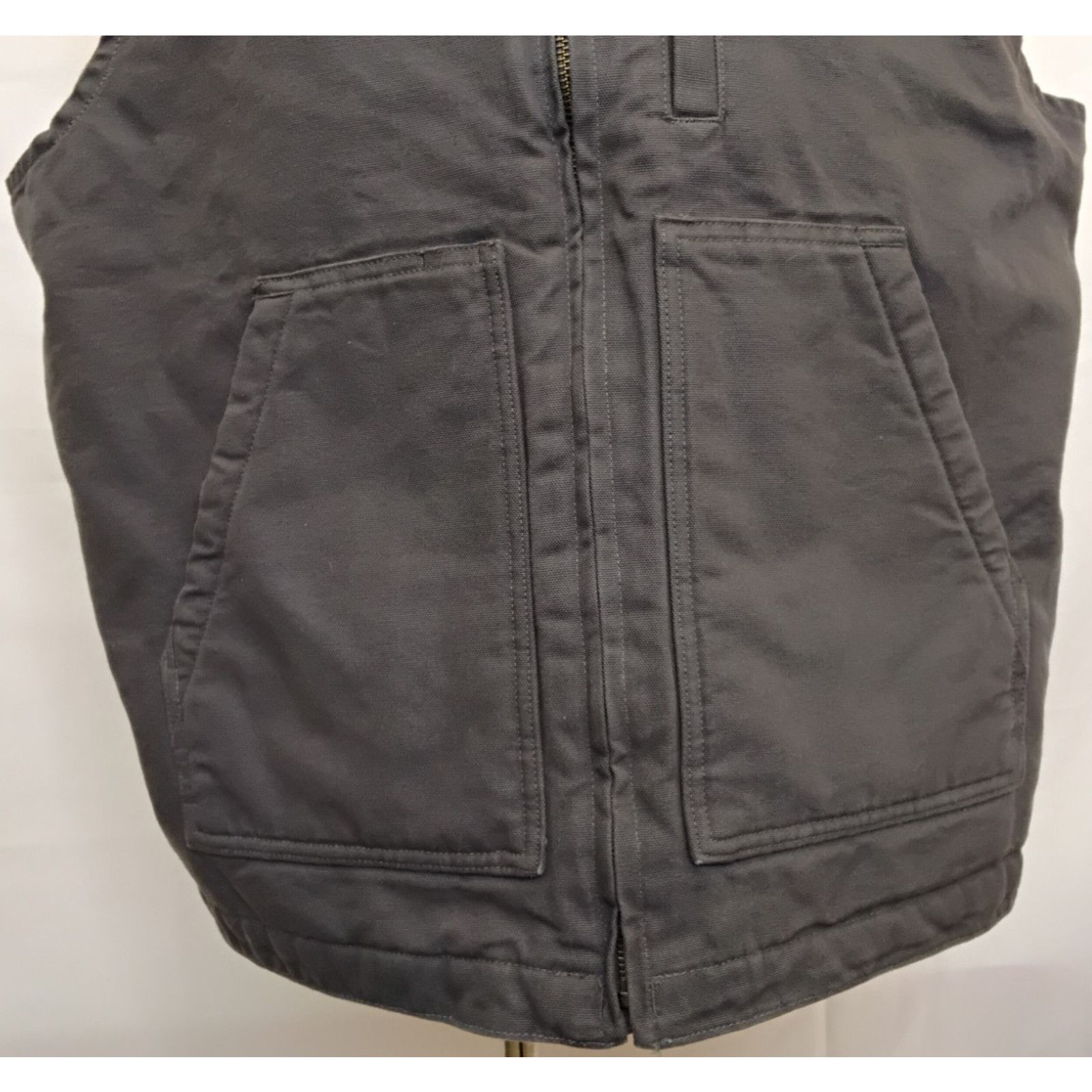 Carhartt Carhartt Canvas Duck Fleece Lined Vest Men's L Gray NWT Size US L / EU 52-54 / 3 - 6 Thumbnail