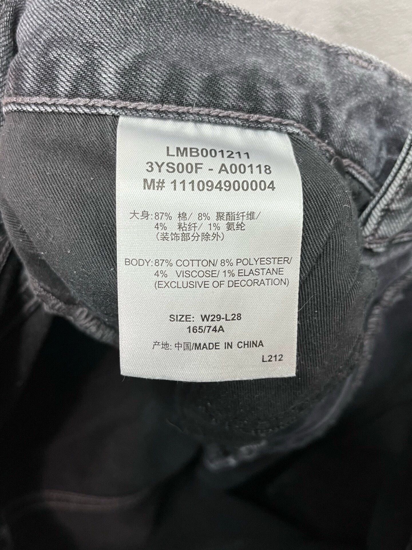 Lee LEE Classic Fit Jeans W29L28 - 99% Condition Size US 29 - 6 Thumbnail