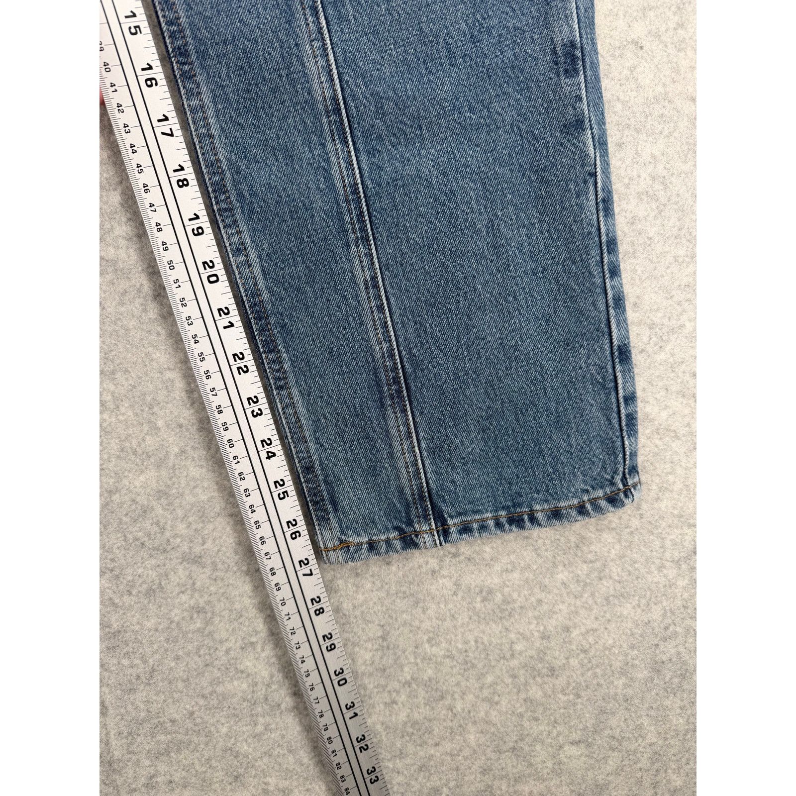 Agolde NWT AGOLDE Cooper Cargo Pocket Blue Jeans Size Women's 28 Size 28" / US 6 / IT 42 - 9 Thumbnail