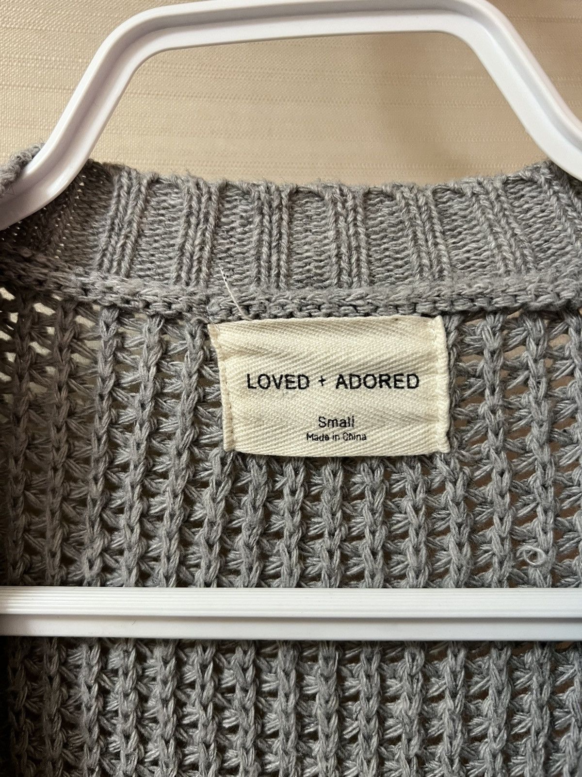 Other Loved + Adored grey quilted cardigan sweater size small Size S / US 4 / IT 40 - 3 Thumbnail