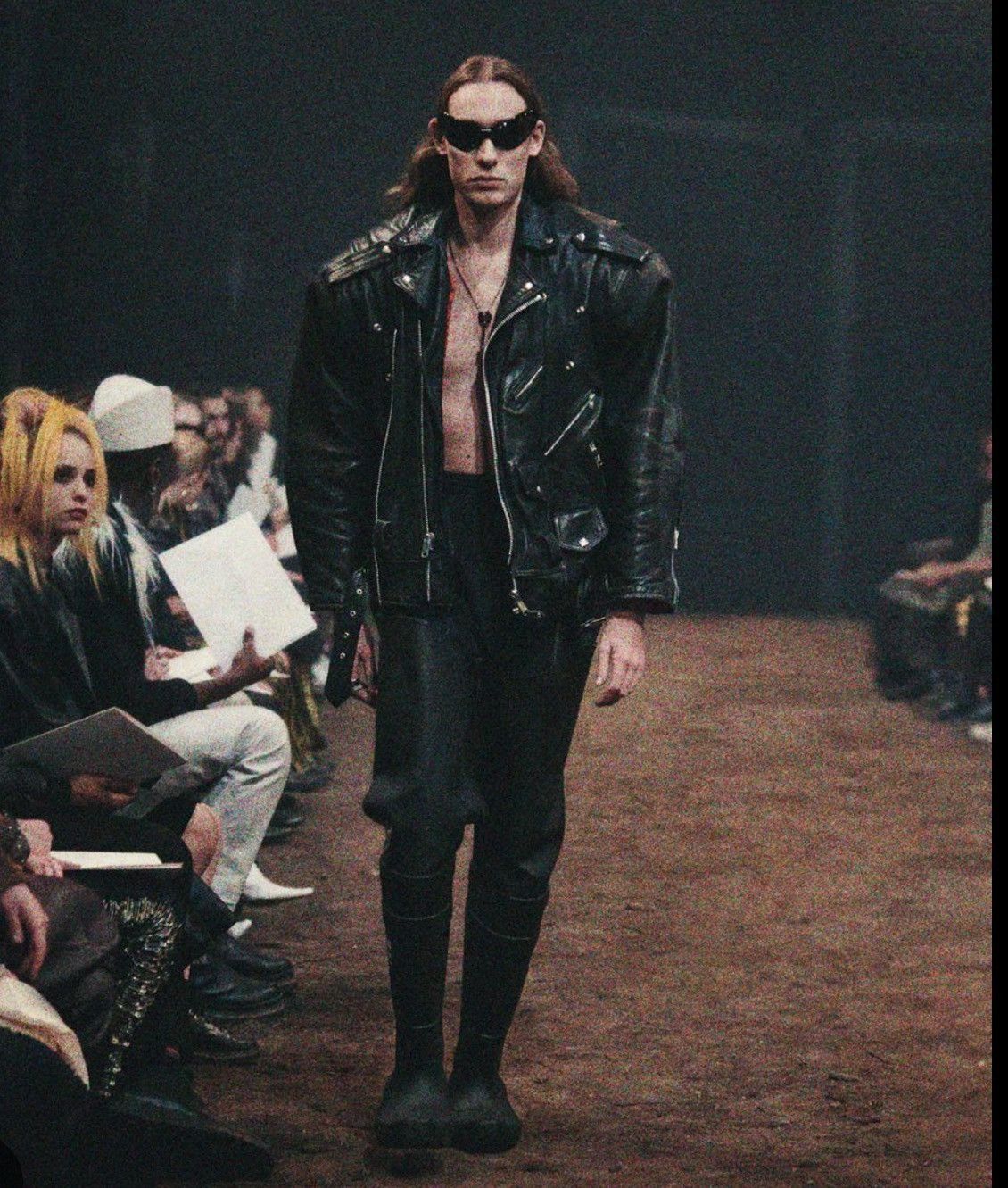 Balenciaga Balenciaga Fall 22 lost tape leather jacket Size US XS / EU 42 / 0 - 10 Thumbnail