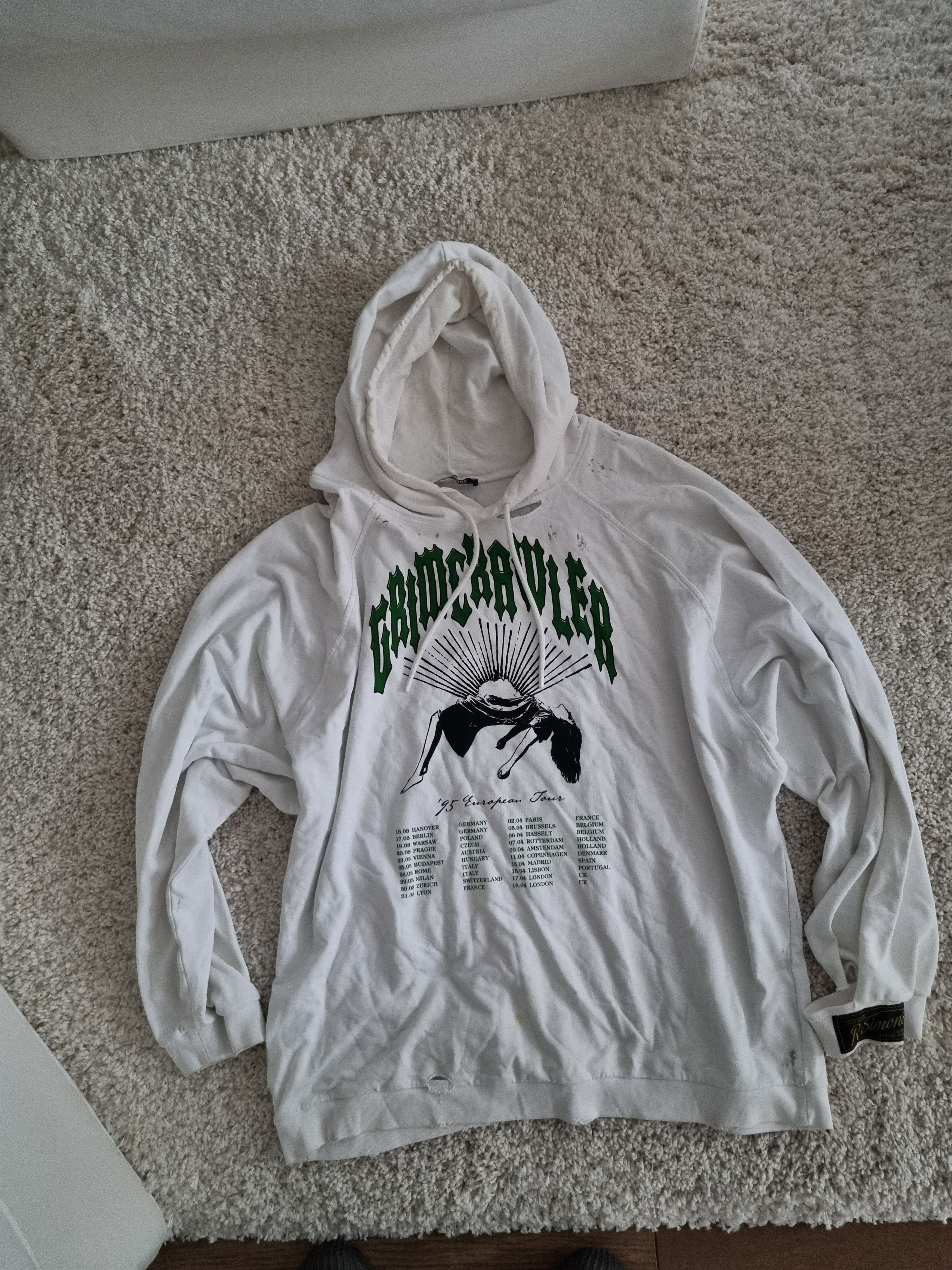 Raf Simons Raf Simons " Grimcrawler" Hoodie Size US M / EU 48-50 / 2 - 1 Thumbnail
