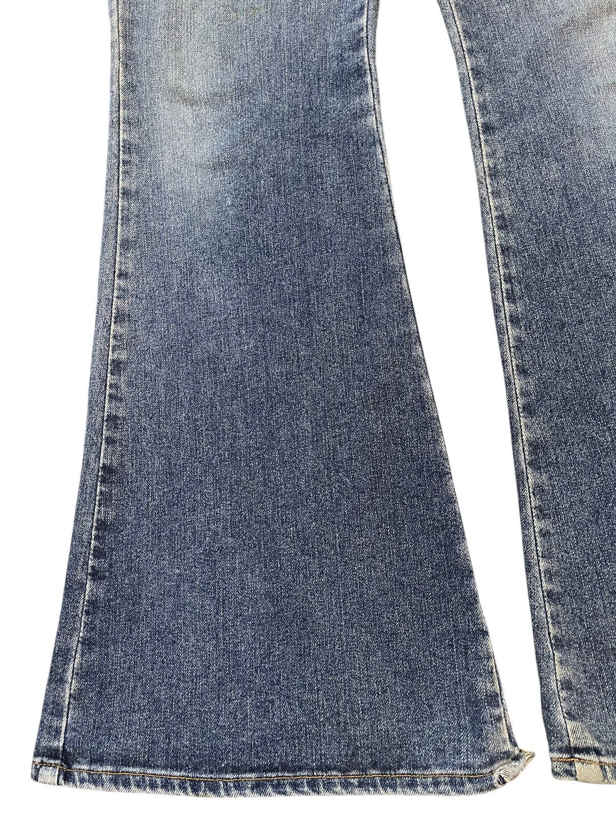 If Six Was Nine Vintage Y2K Japanese Wash Faded Wide Leg Bell Bottom Flare Size US 32 / EU 48 - 7 Thumbnail
