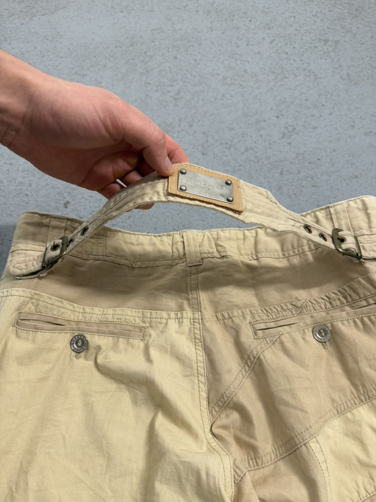 Dolce & Gabbana Dolce & Gabbana Reconstructed Cargo Multi-pocket Pants Size US 34 / EU 50 - 14 Thumbnail