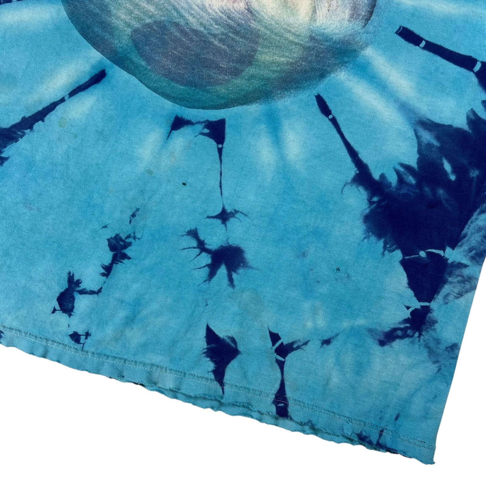 Vintage Vintage Dolphin Mermaid tie dye distressed M. Dubois art tee Size US L / EU 52-54 / 3 - 3 Thumbnail