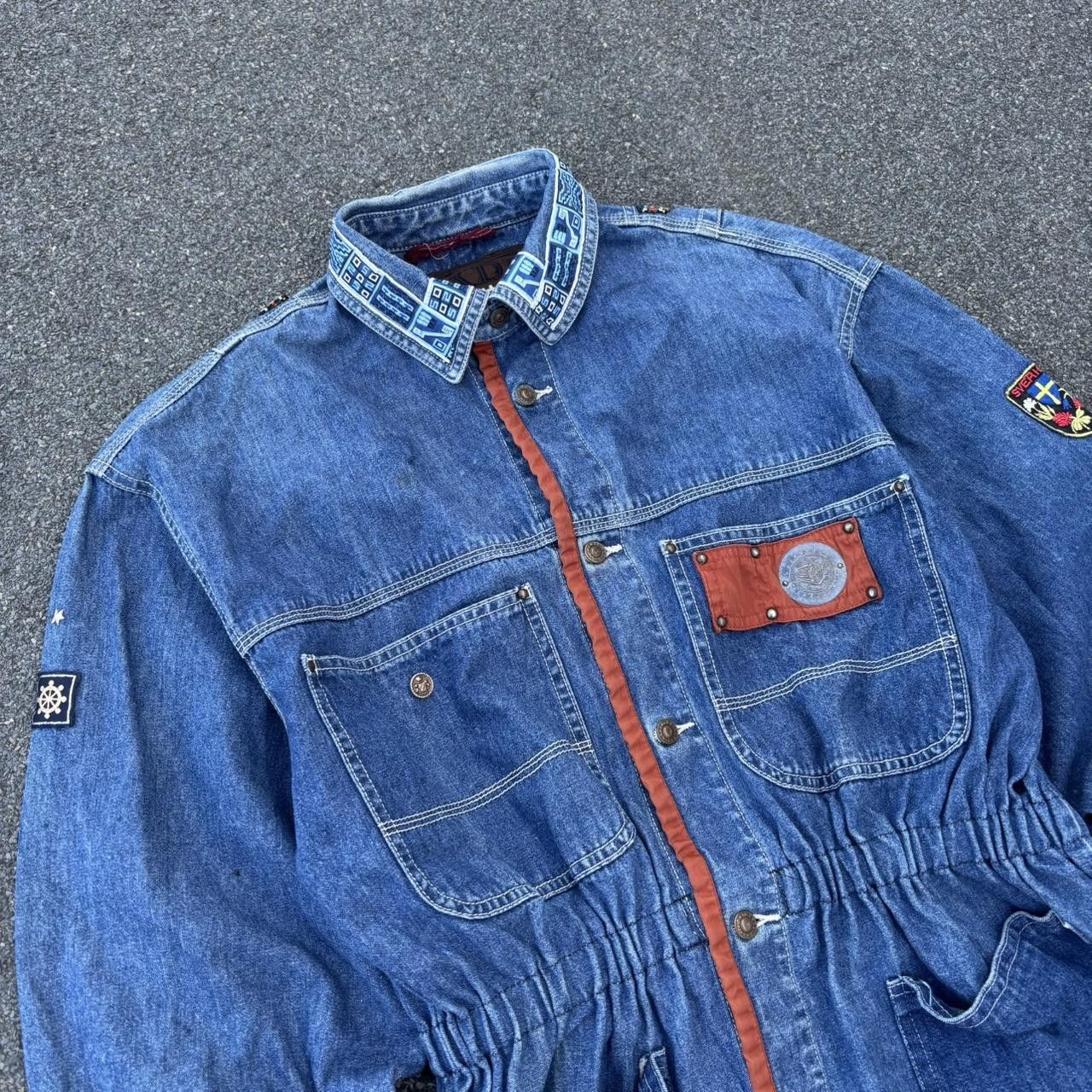 Japanese Brand × Vintage Radio Denim Shirt Size M / US 6-8 / IT 42-44 - 3 Thumbnail