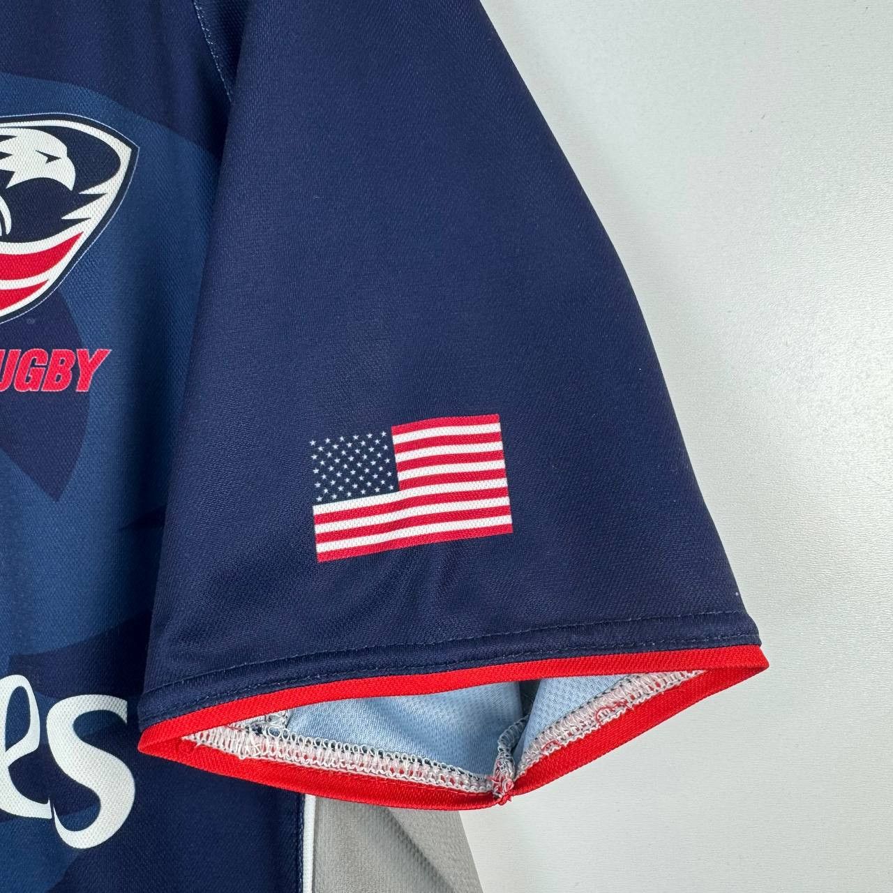 Other USA Rugby BLK Fly Emirates Jersey Navy Red Rugby Shirt M Size US L / EU 52-54 / 3 - 4 Thumbnail