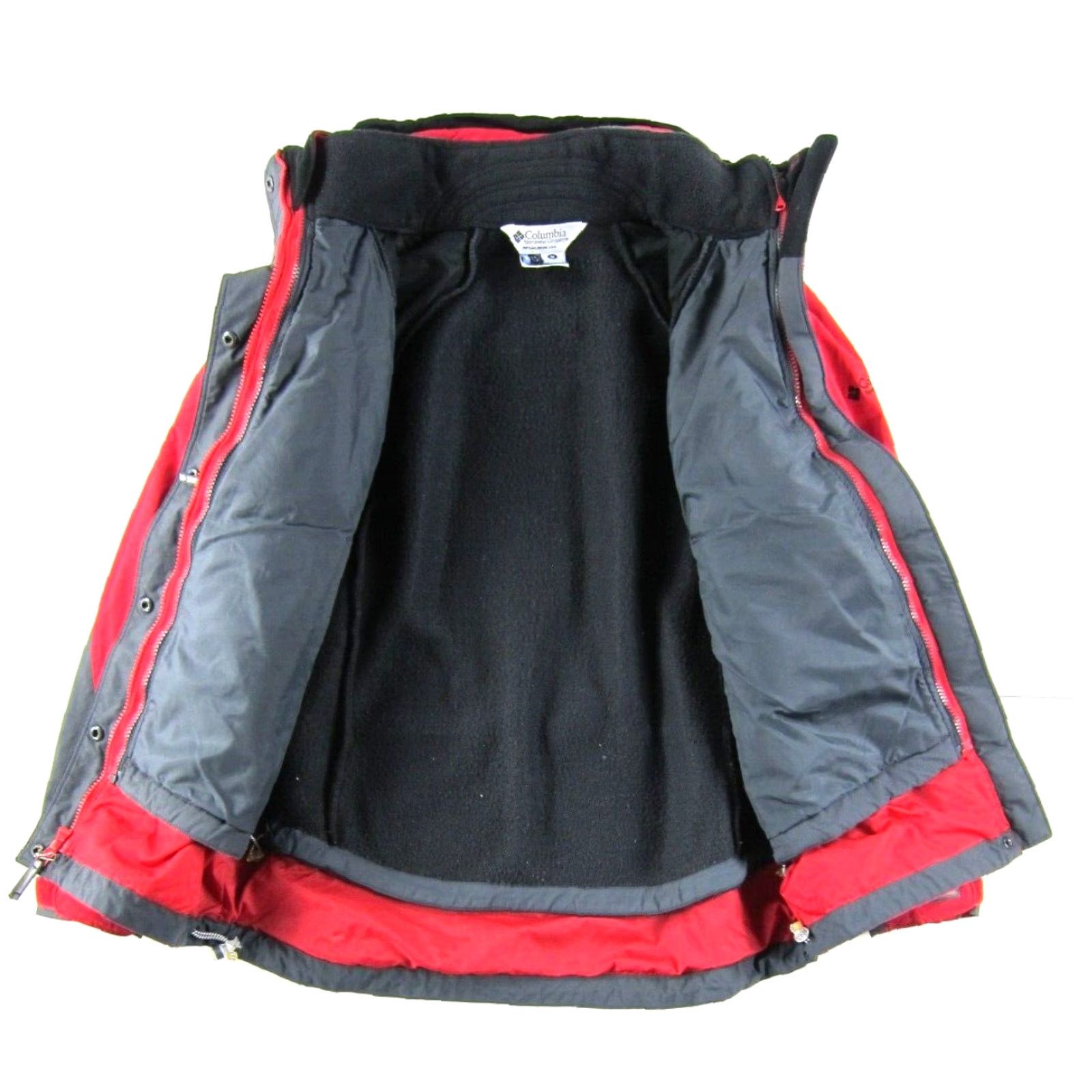 Vintage VTG Columbia Interchange Core Red Grey Removable Fleece Ski Jacket Women M Size M / US 6-8 / IT 42-44 - 6 Thumbnail