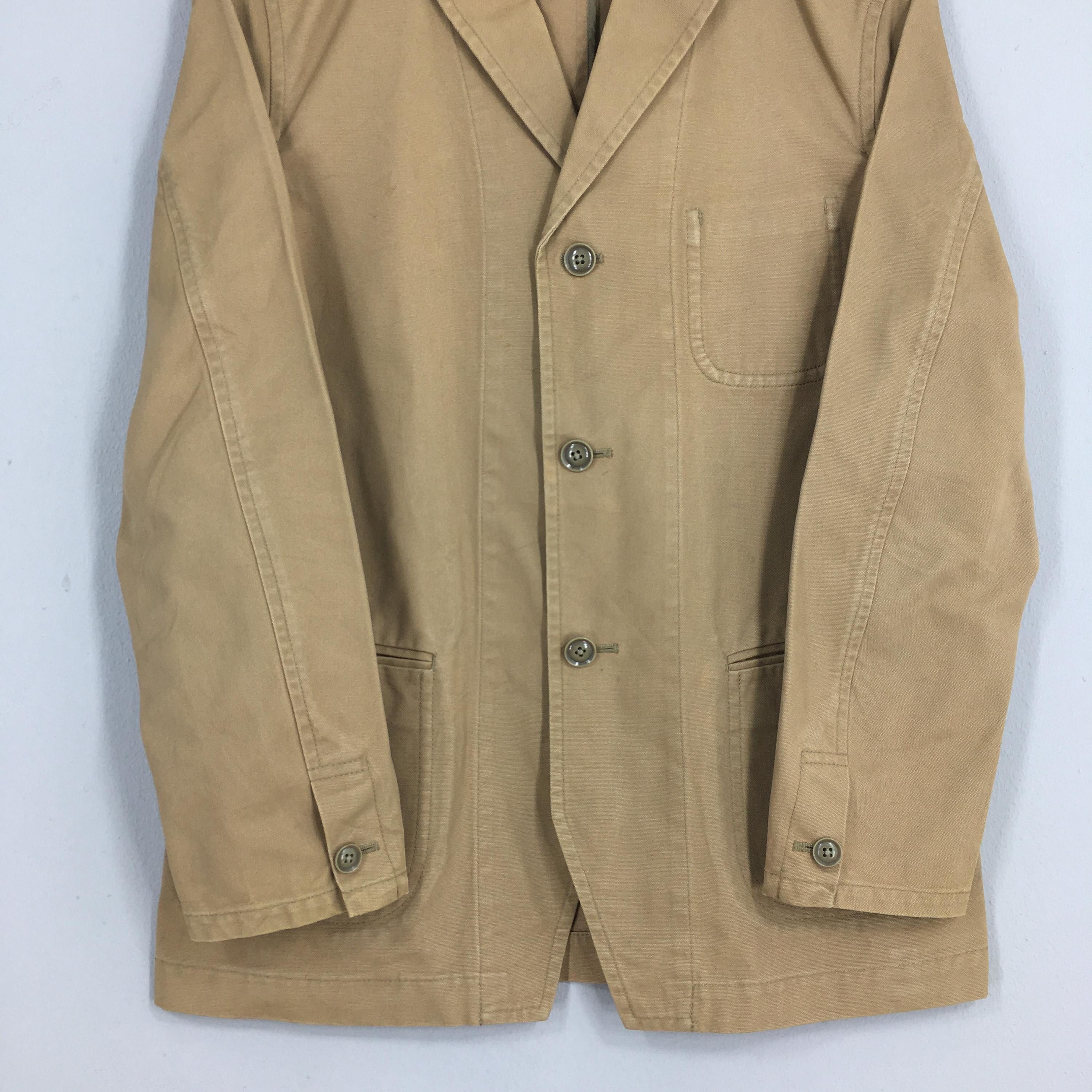 United Arrows 1990s United Arrows Denim Workers Button Brown Jacket Medium Size US M / EU 48-50 / 2 - 4 Thumbnail