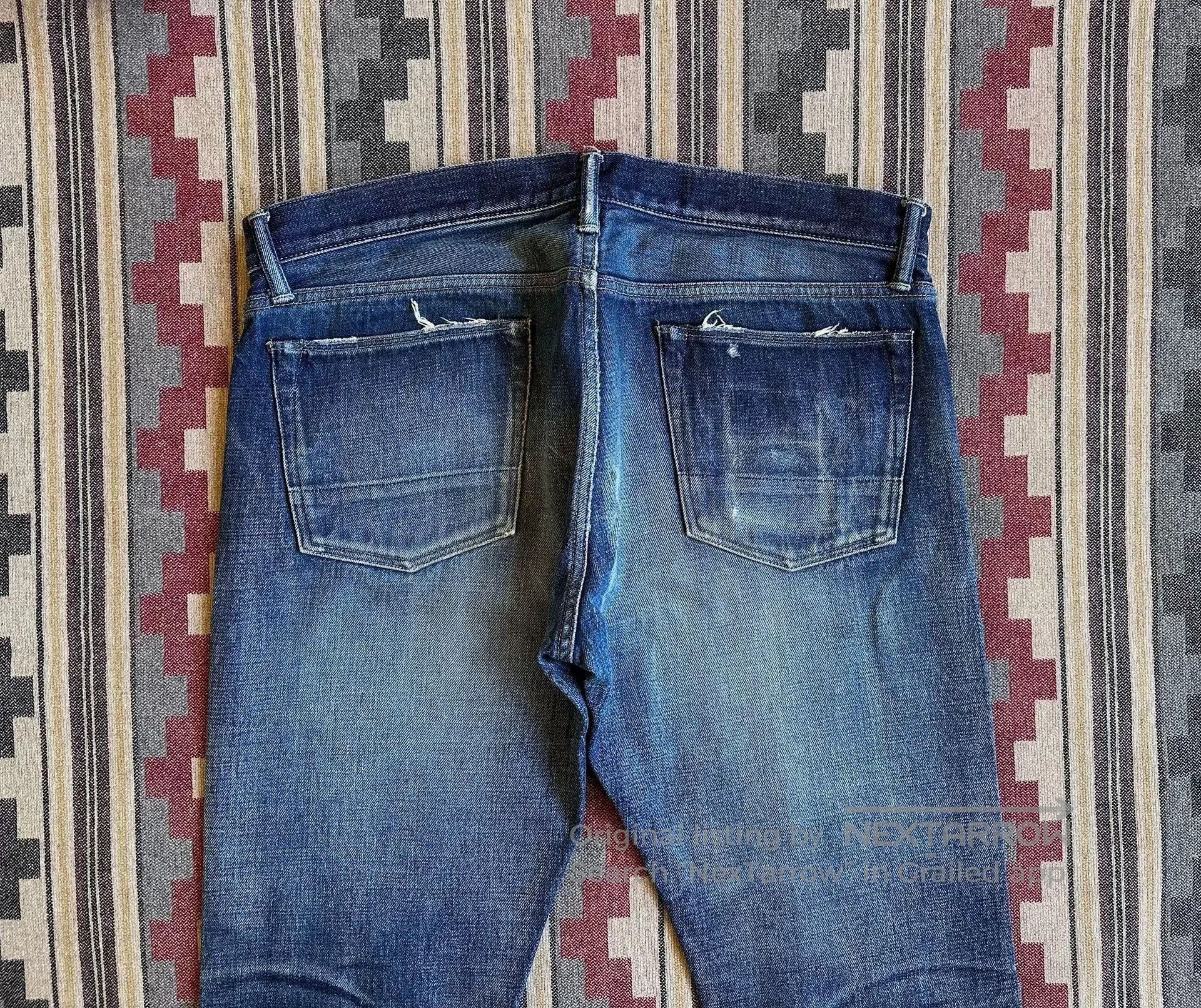 Fabric Brand & Co. Blue Denim Jeans. Size US 33 - 4 Thumbnail