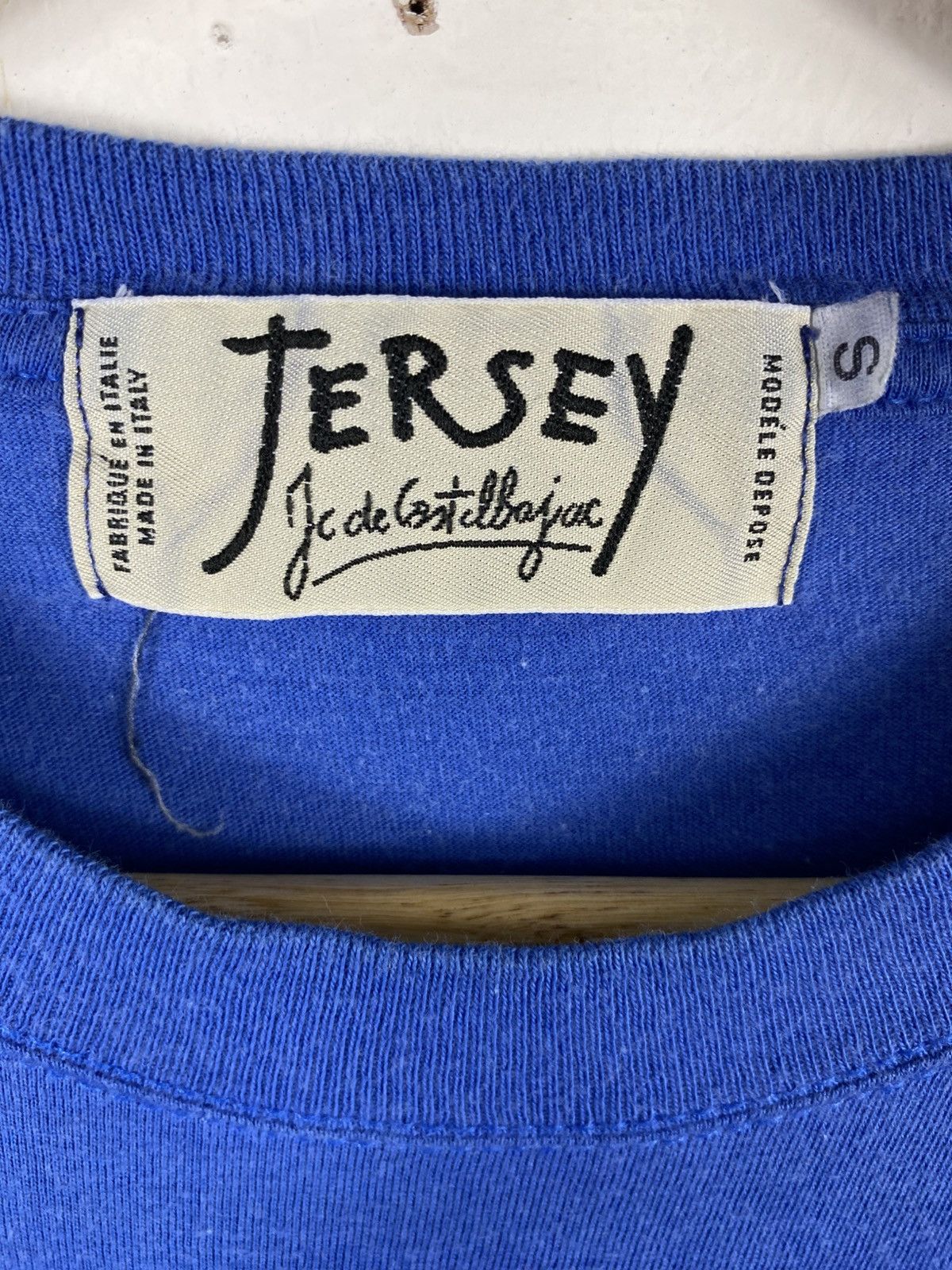 Jean Charles De Castelbajac Jersey Jc decasteljac Embroidery Plain T-shirt Size US S / EU 44-46 / 1 - 5 Thumbnail
