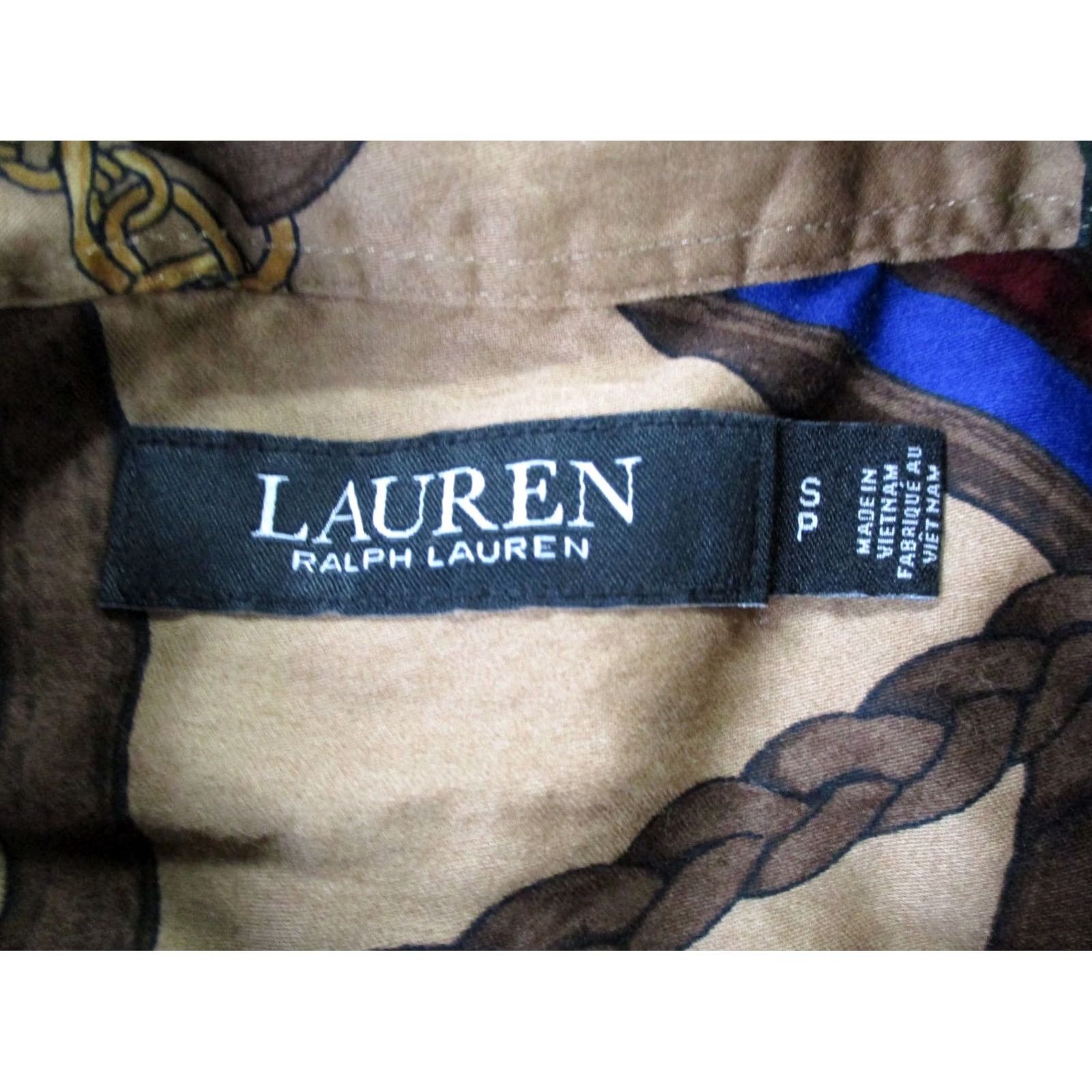 Ralph Lauren Lauren Ralph Lauren Shirt Men S Equestrian Rope Chain Lasso Print Western Cowboy Shirt S Multicolor Cotton Polo Graphic Print" Size US S / EU 44-46 / 1 - 6 Thumbnail