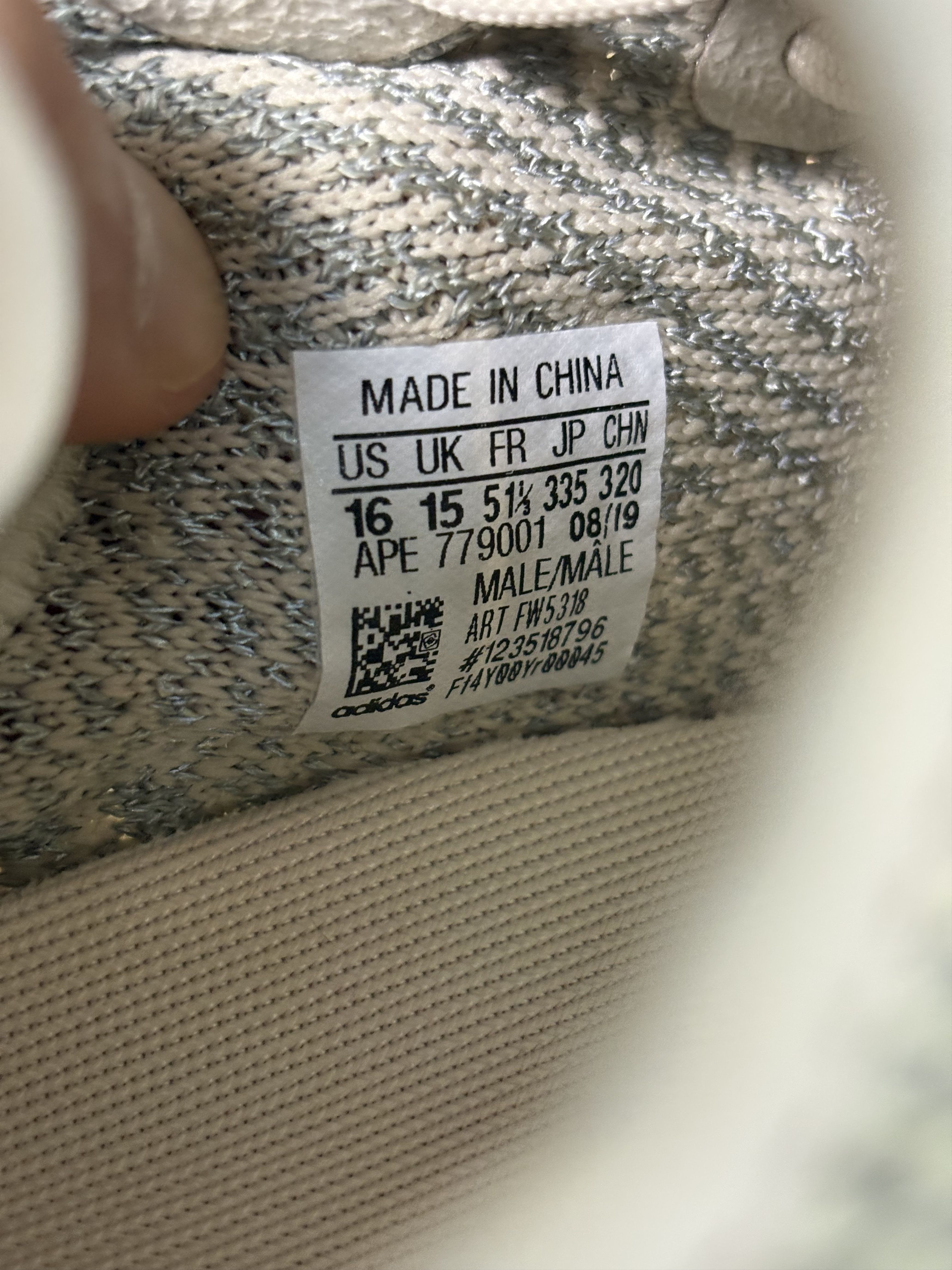 Yeezy Adidas Yeezy Boost 350 V2 "Citrin" (Reflective) -16M Size US 15 / EU 48 - 6 Thumbnail